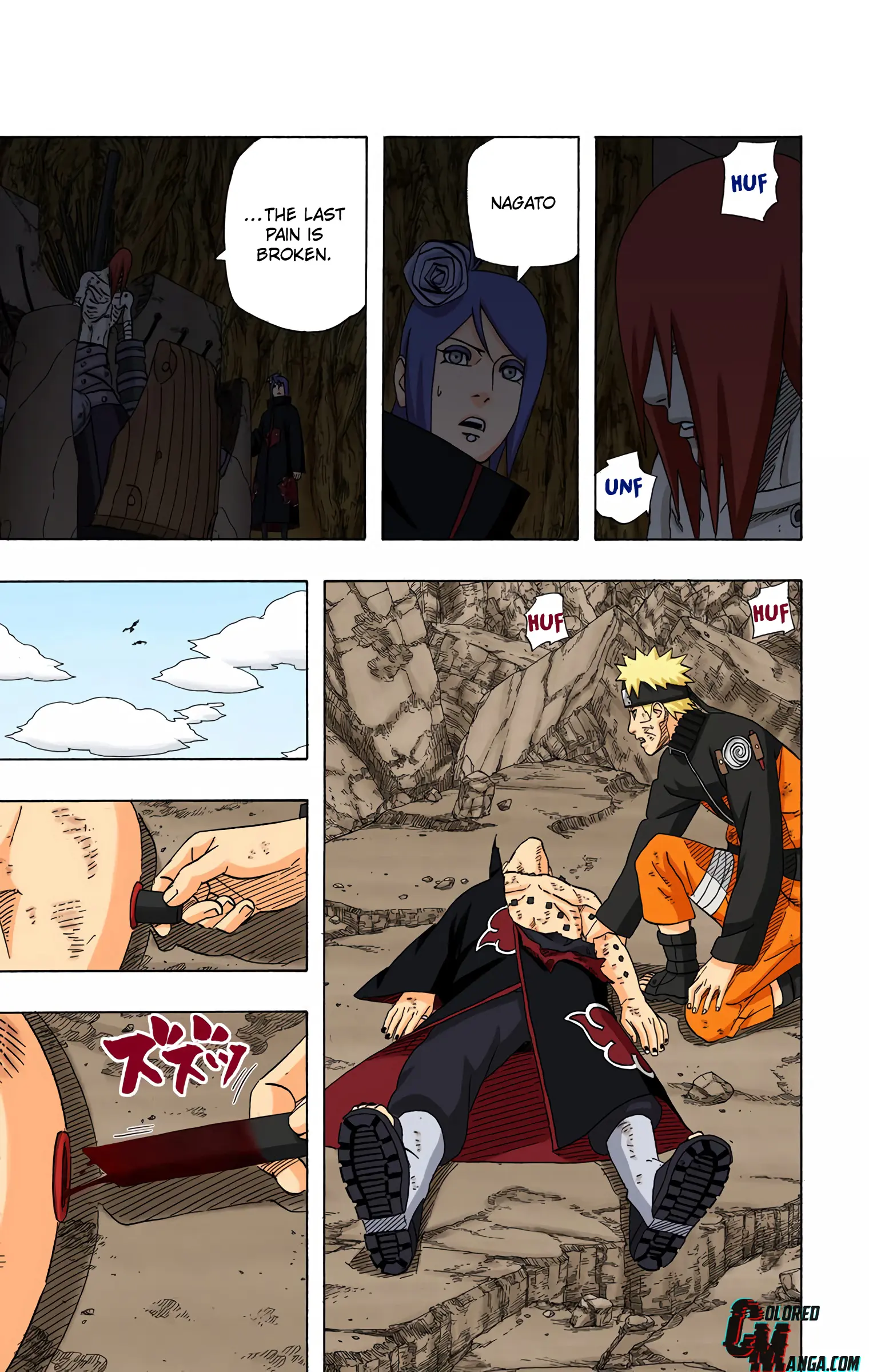 Naruto Colored Manga Online, chapter 443, page 9