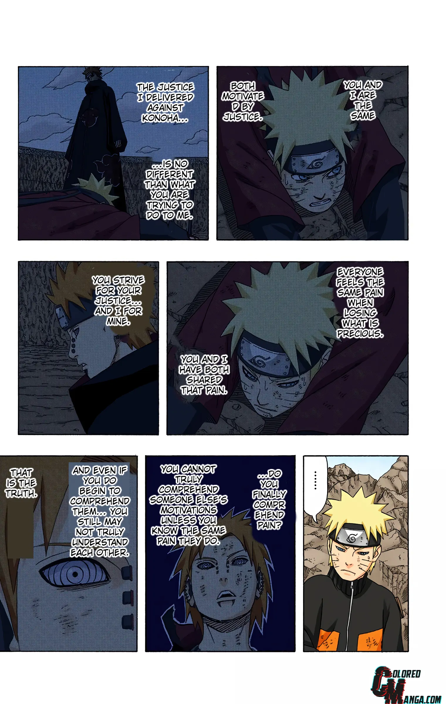Naruto Colored Manga Online, chapter 443, page 11