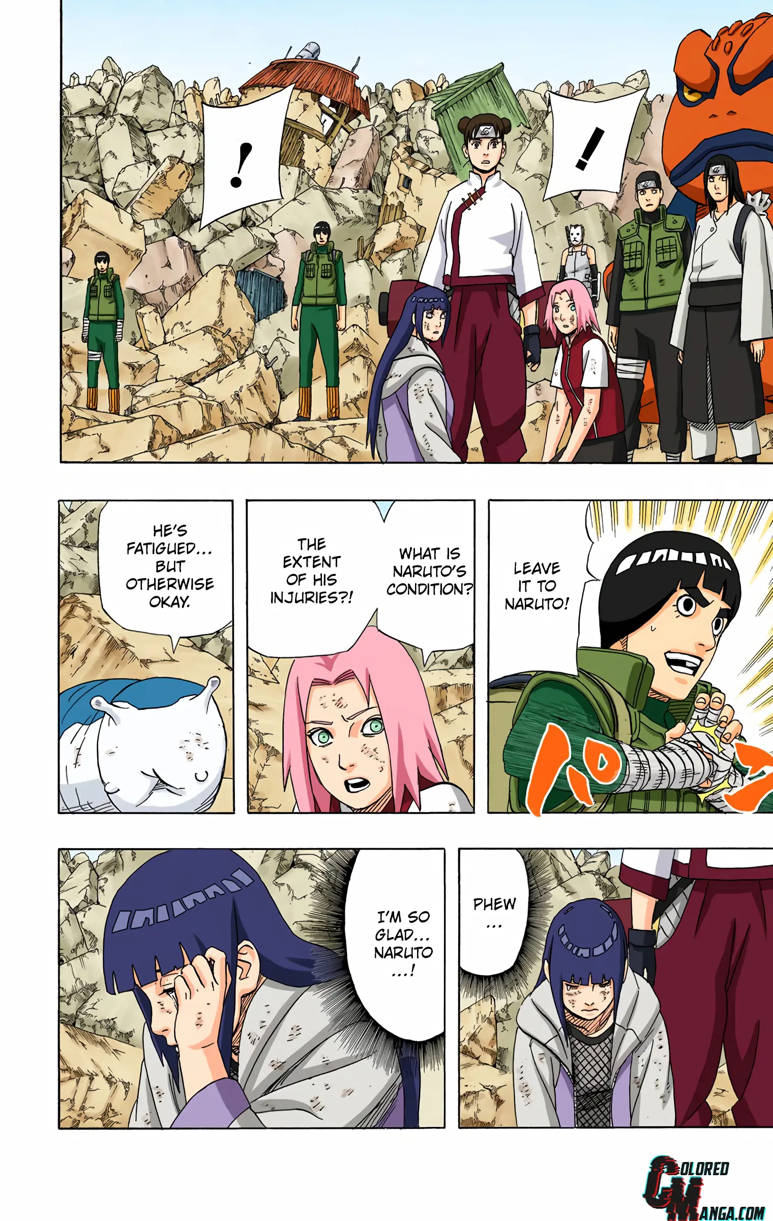 Naruto Colored Manga Online, chapter 443, page 14