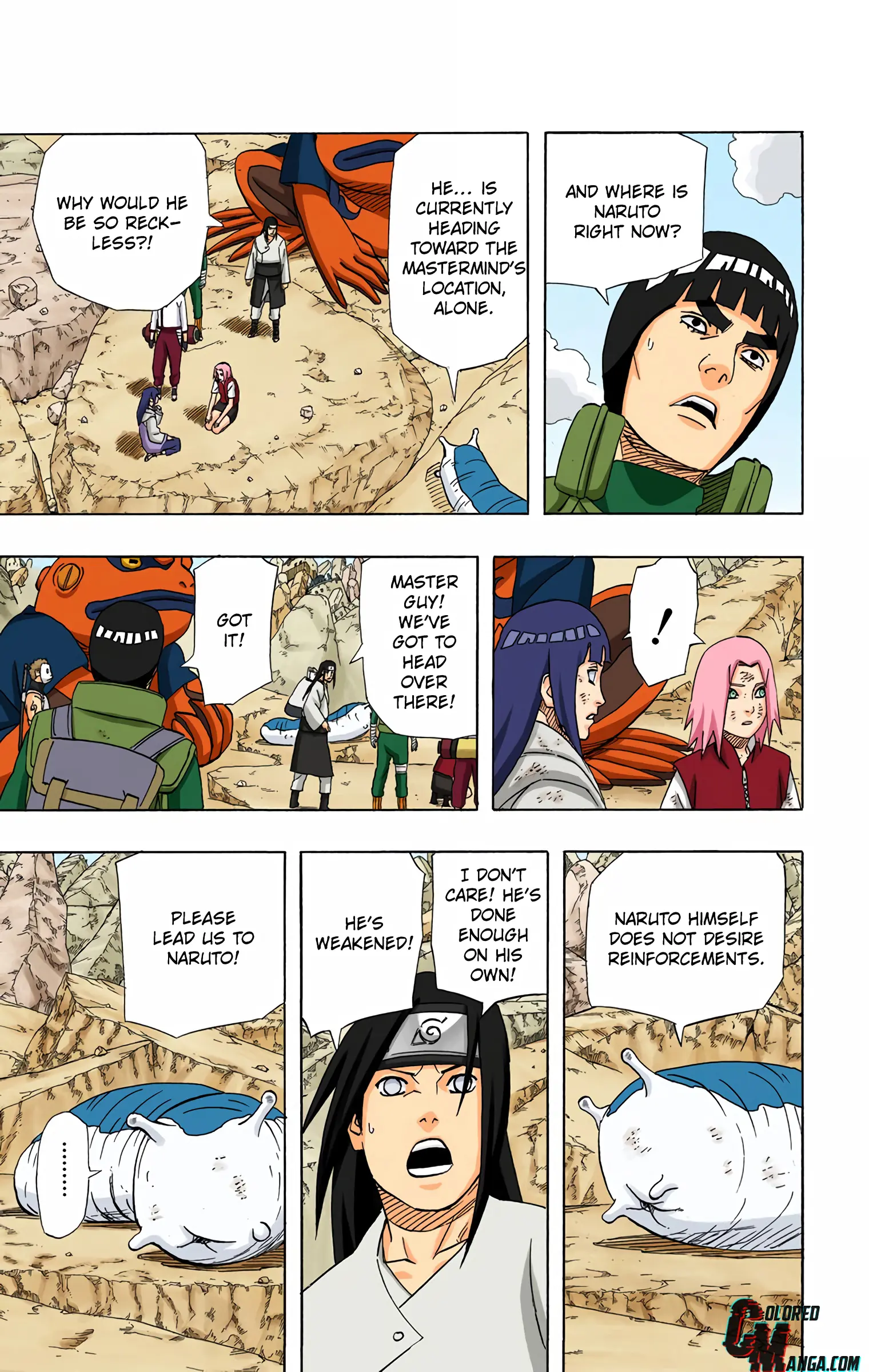 Naruto Colored Manga Online, chapter 443, page 15