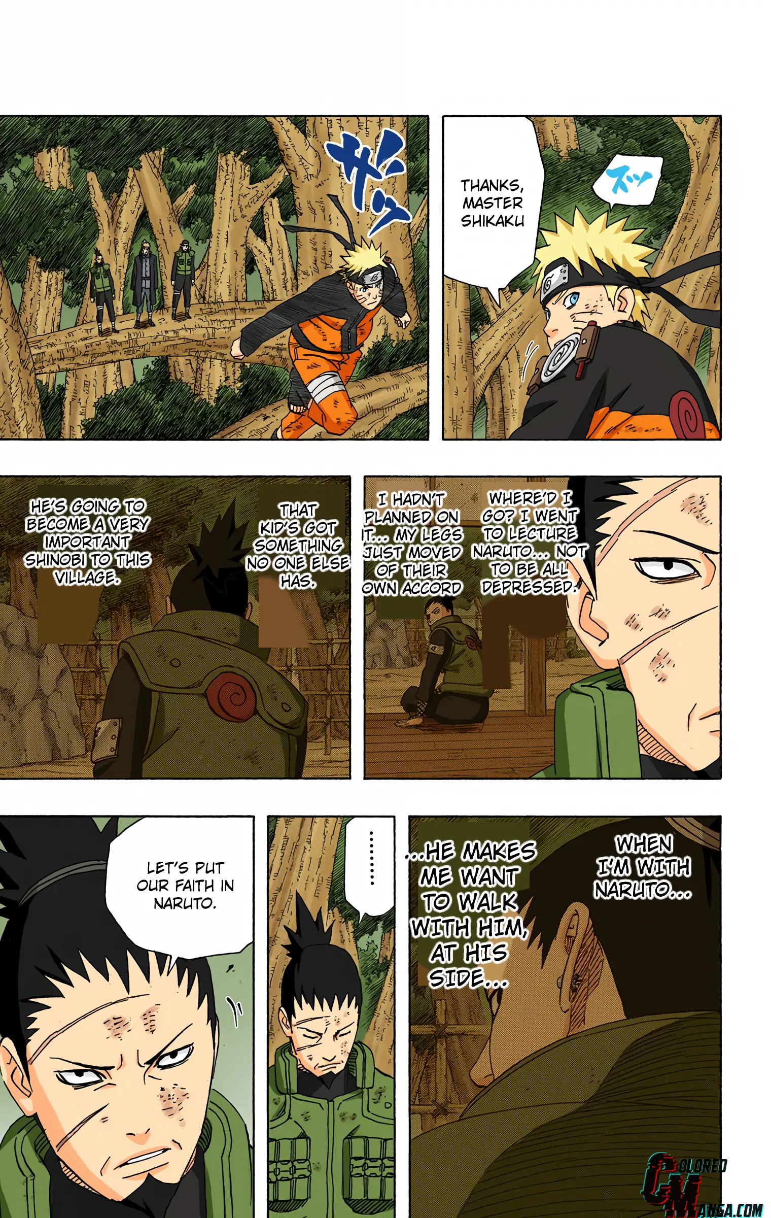 Naruto Colored Manga Online, chapter 443, page 21