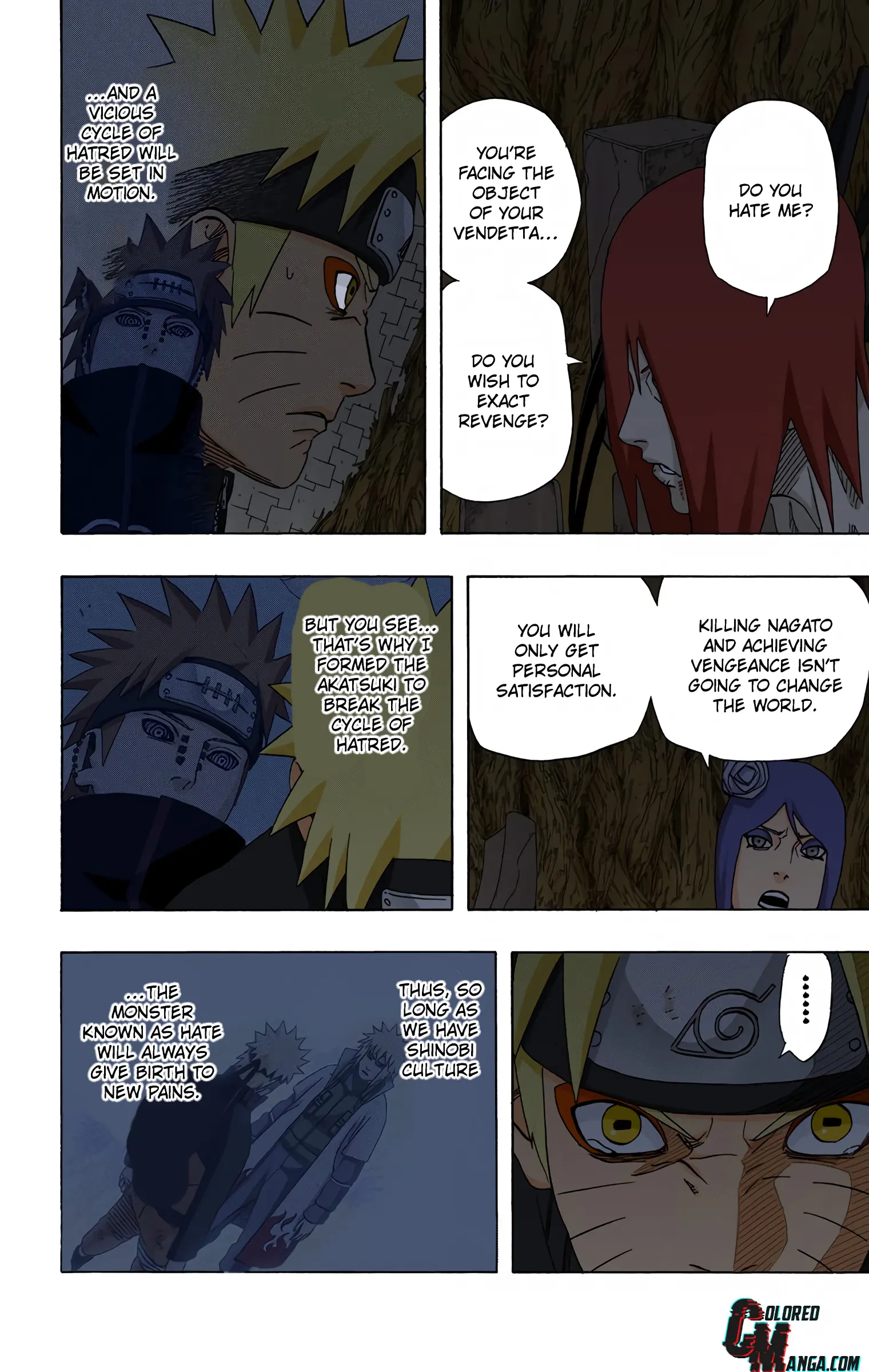 Naruto Colored Manga Online, chapter 444, page 2