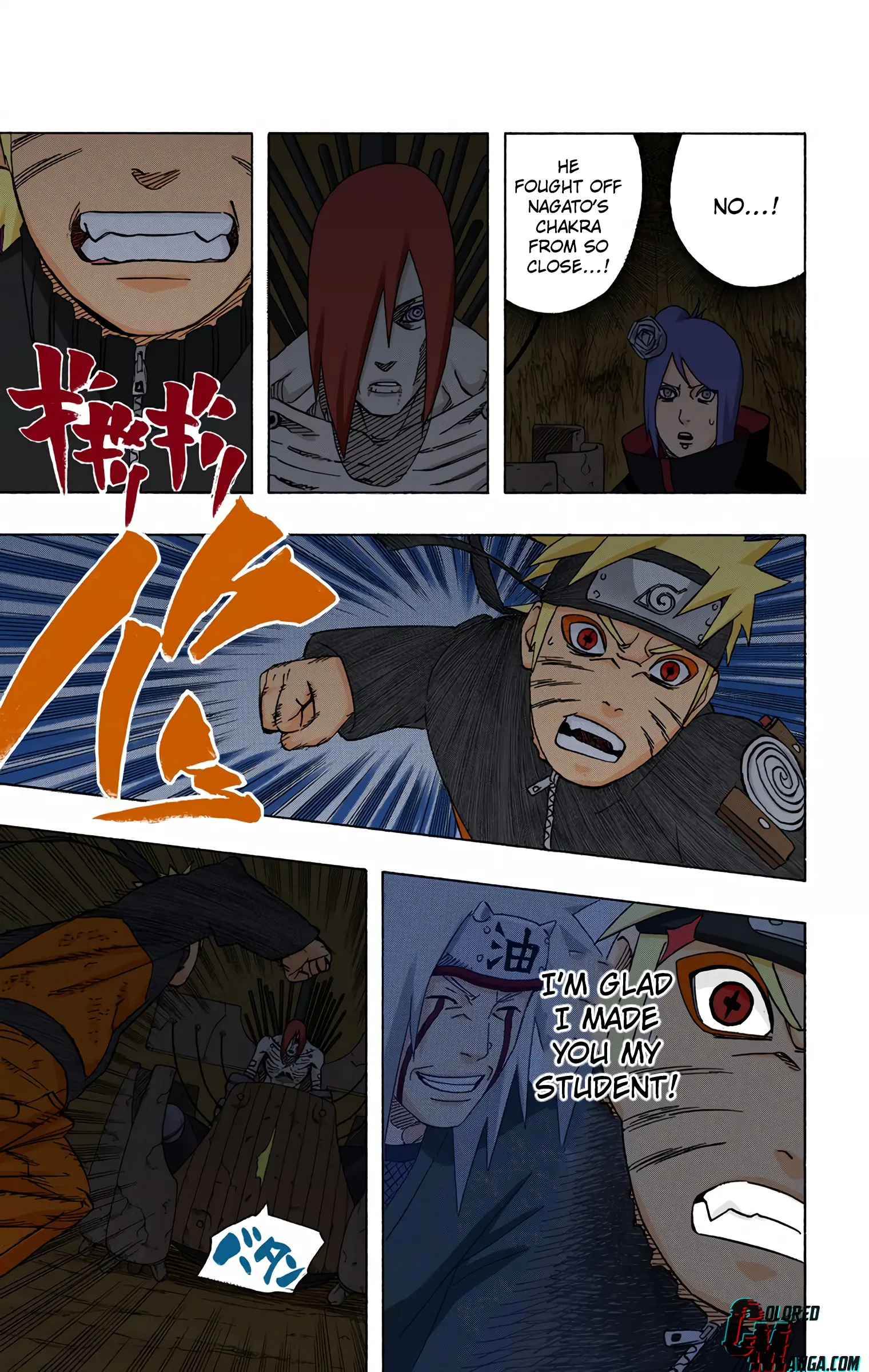 Naruto Colored Manga Online, chapter 444, page 7