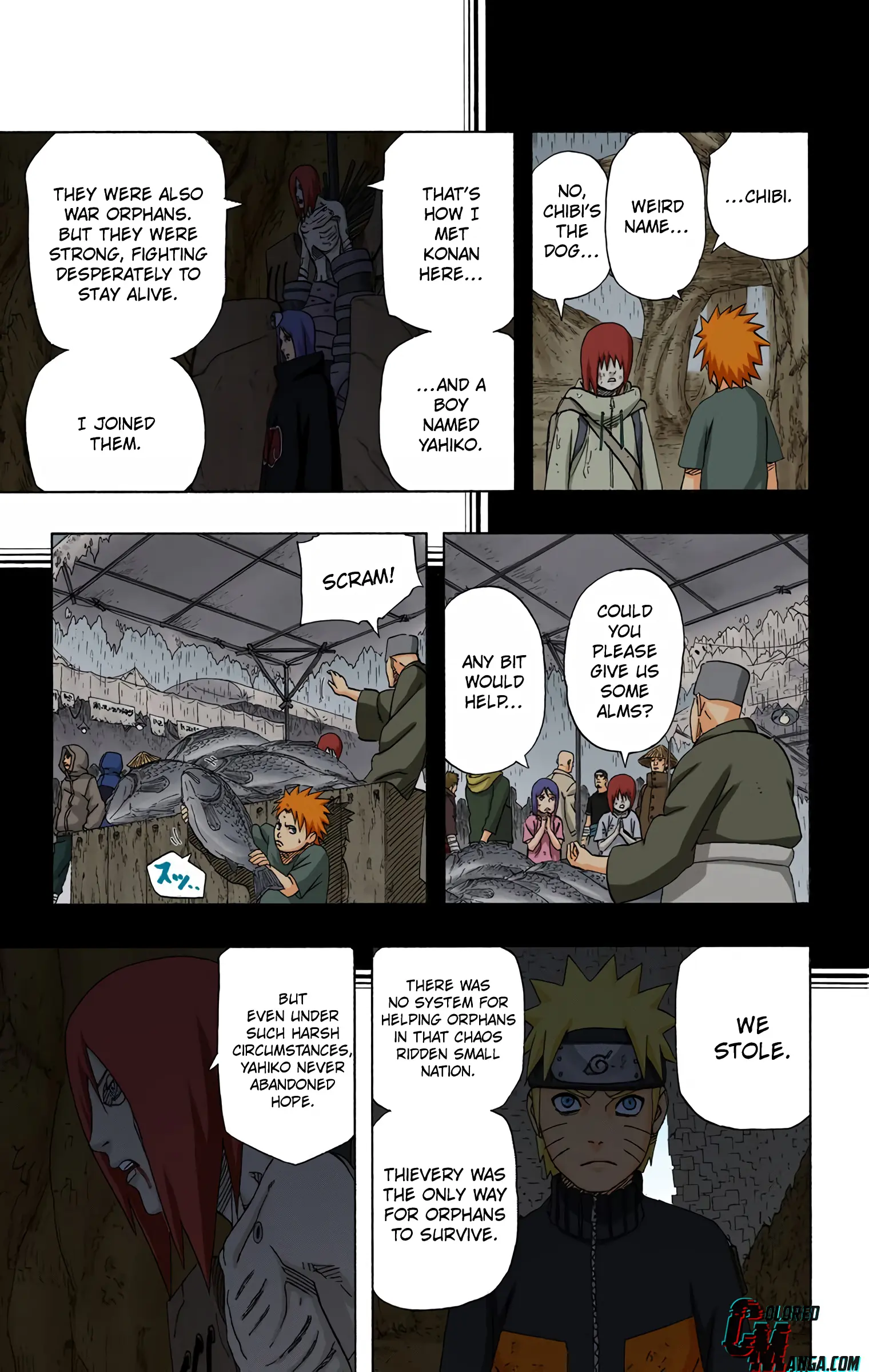 Naruto Colored Manga Online, chapter 445, page 10