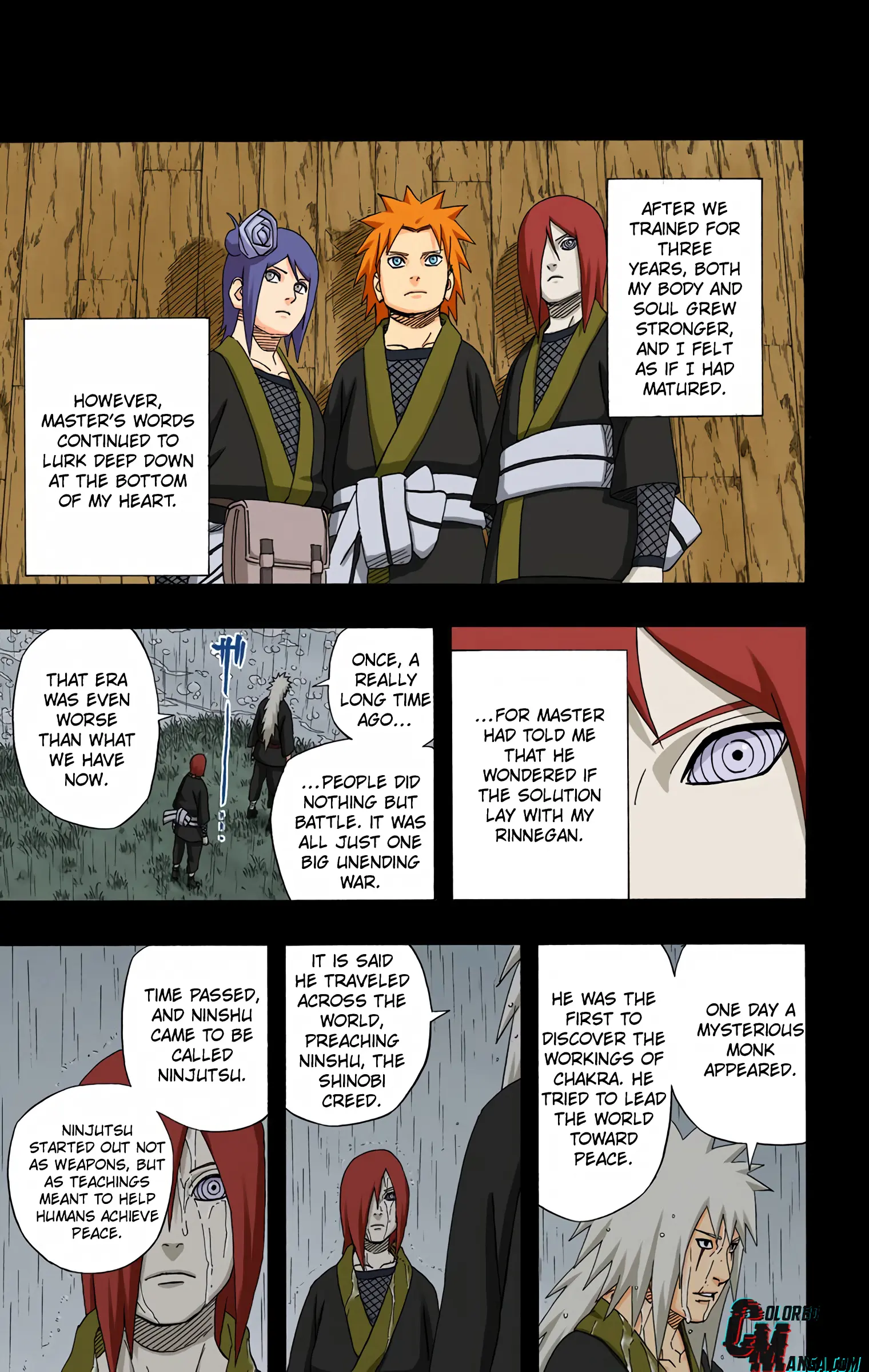 Naruto Colored Manga Online, chapter 446, page 9