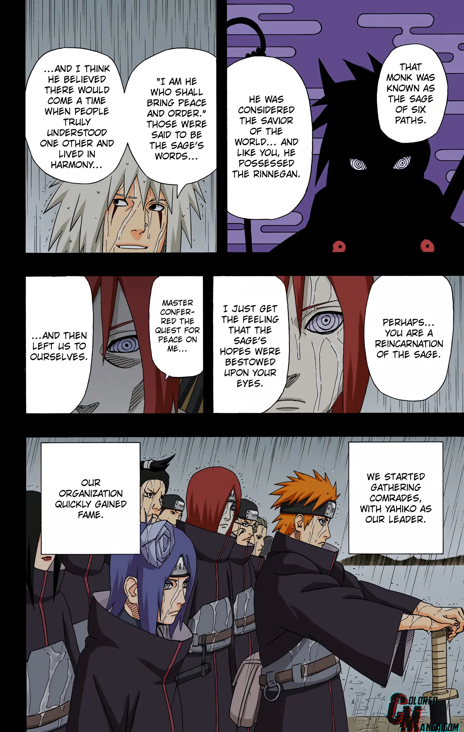 Naruto Colored Manga Online, chapter 446, page 10