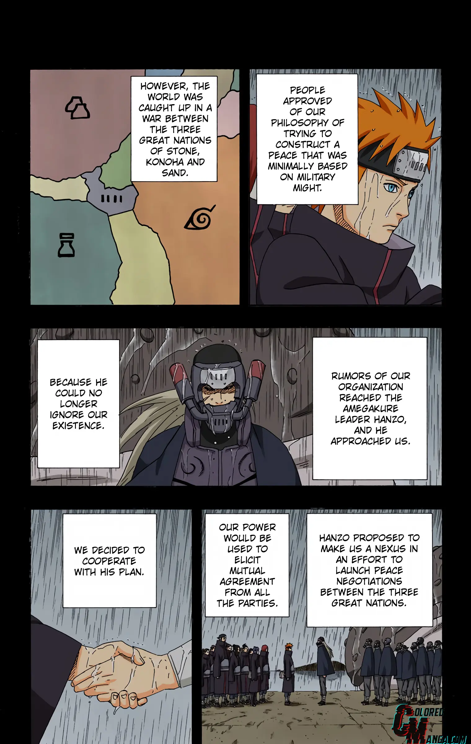 Naruto Colored Manga Online, chapter 446, page 11