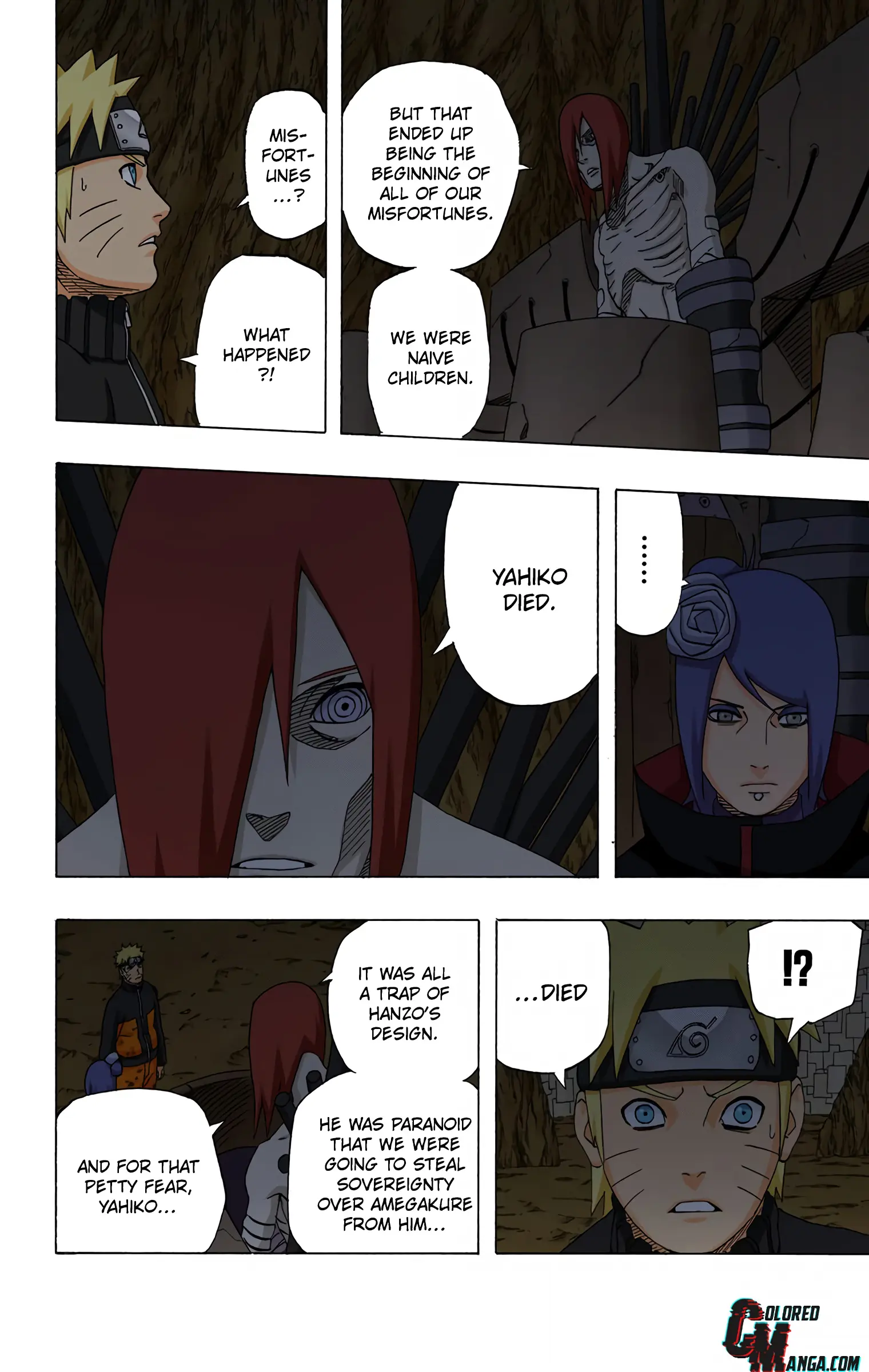 Naruto Colored Manga Online, chapter 446, page 12