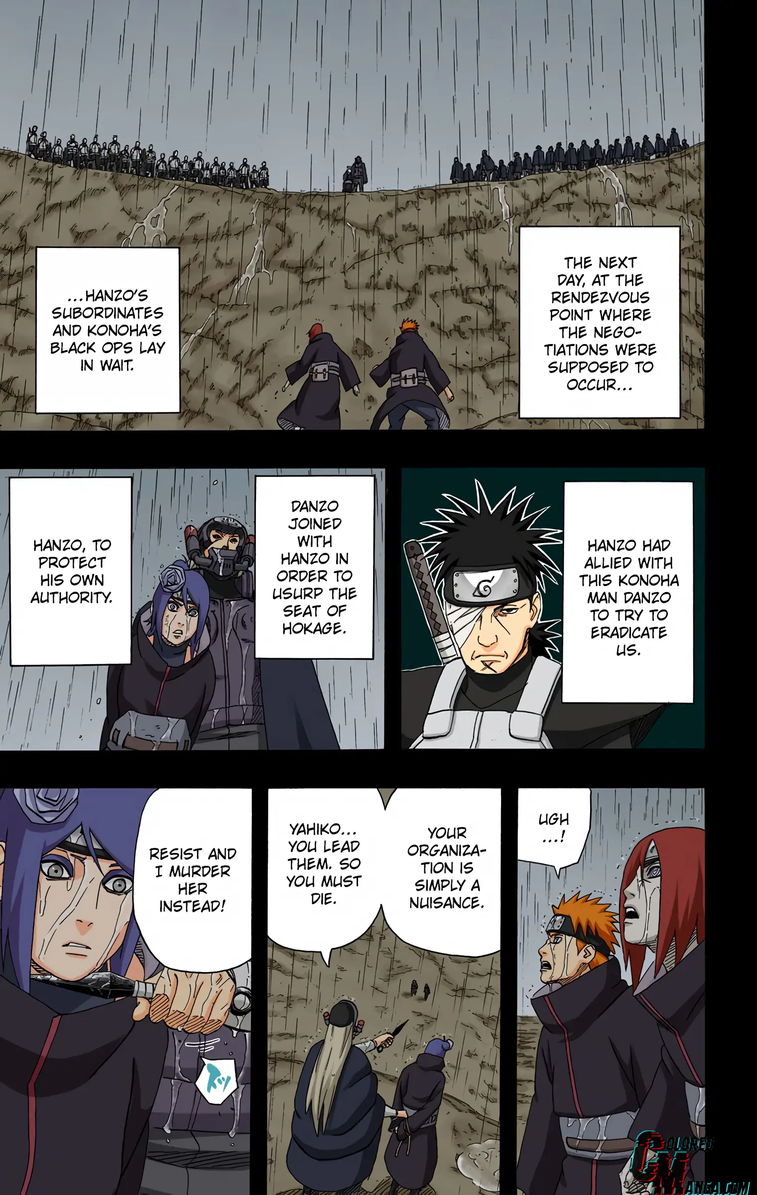 Naruto Colored Manga Online, chapter 446, page 13