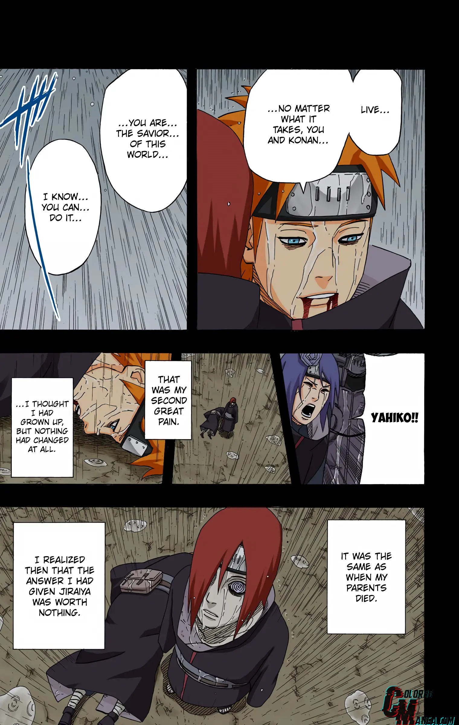 Naruto Colored Manga Online, chapter 446, page 17