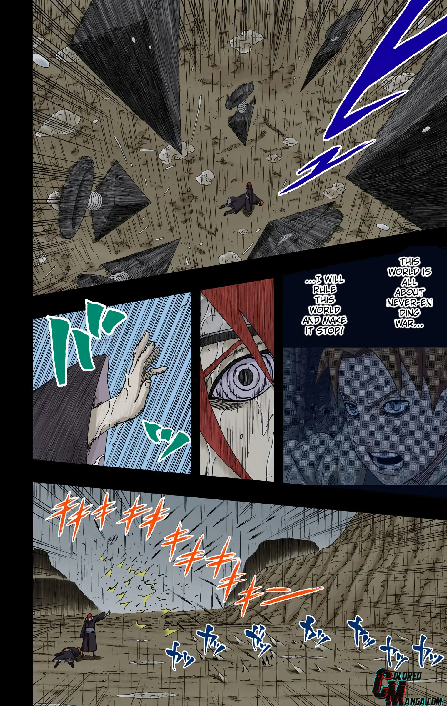 Naruto Colored Manga Online, chapter 447, page 2