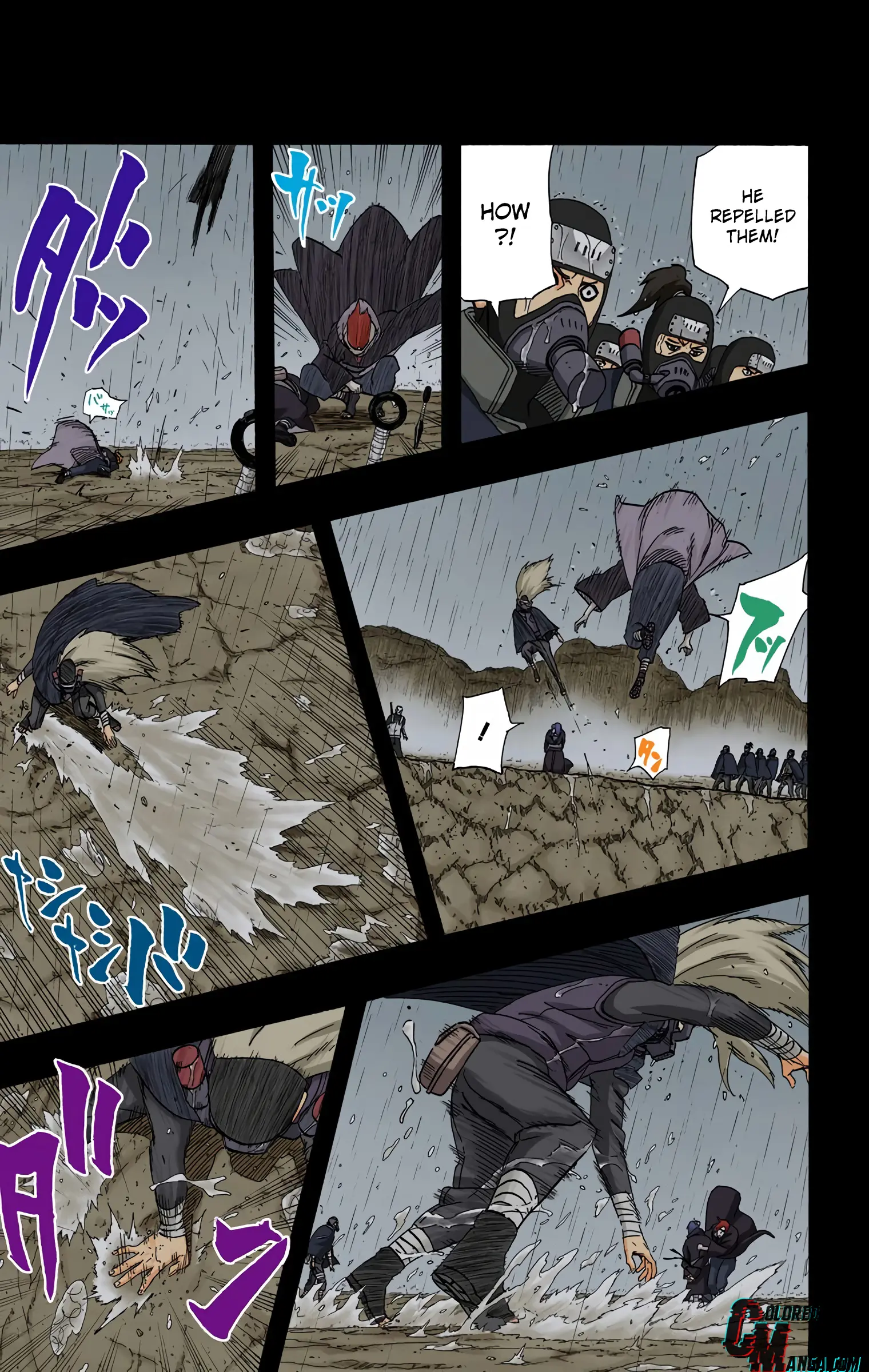 Naruto Colored Manga Online, chapter 447, page 3