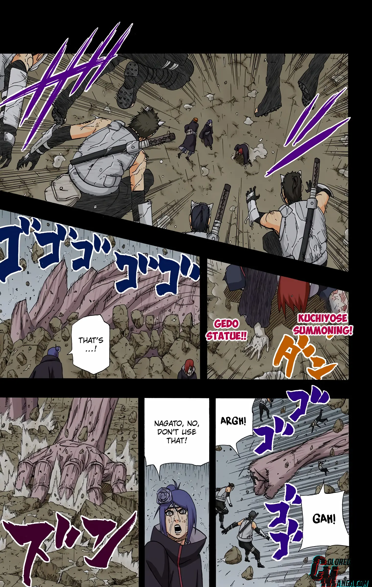 Naruto Colored Manga Online, chapter 447, page 7