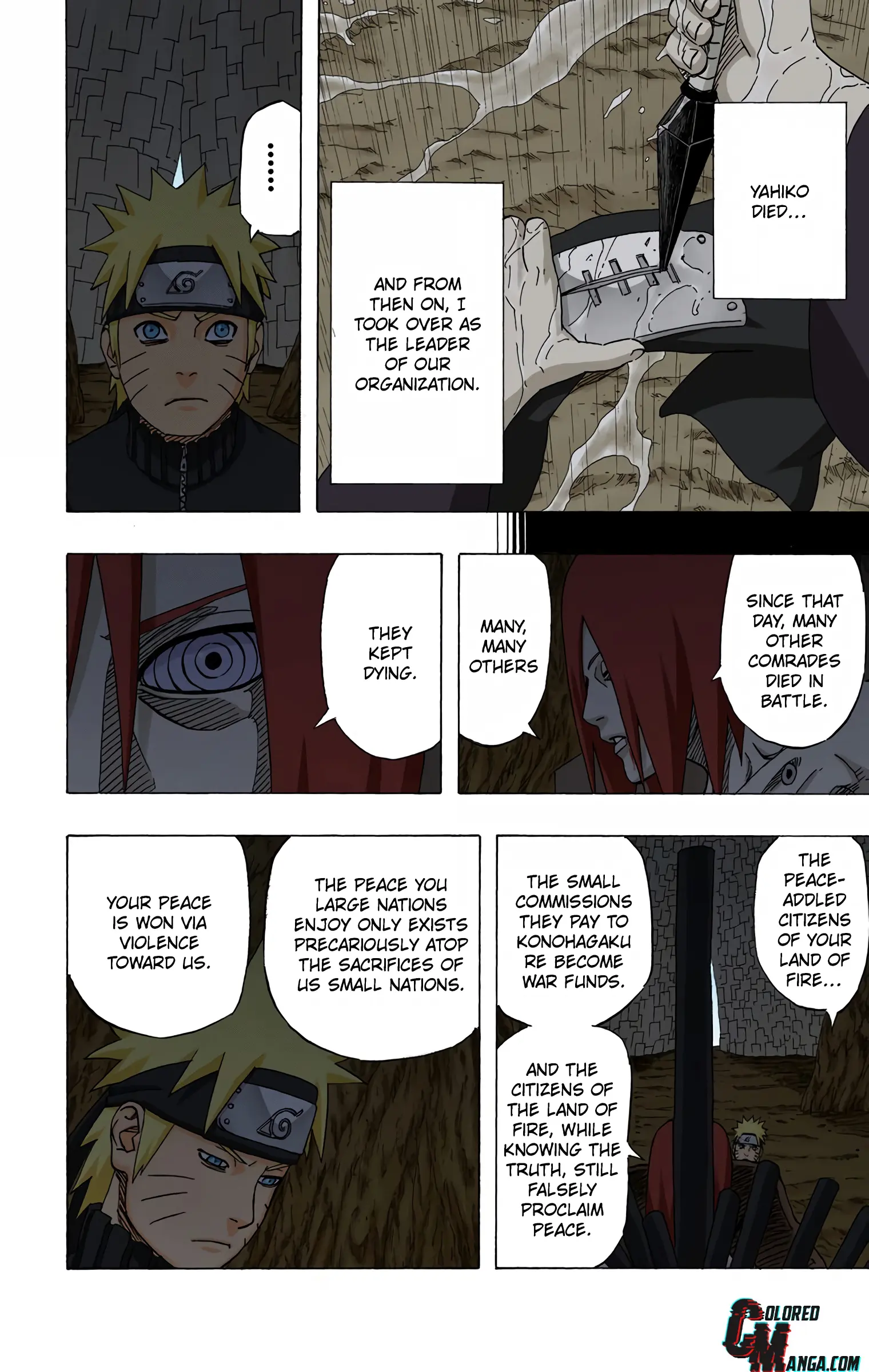 Naruto Colored Manga Online, chapter 447, page 14