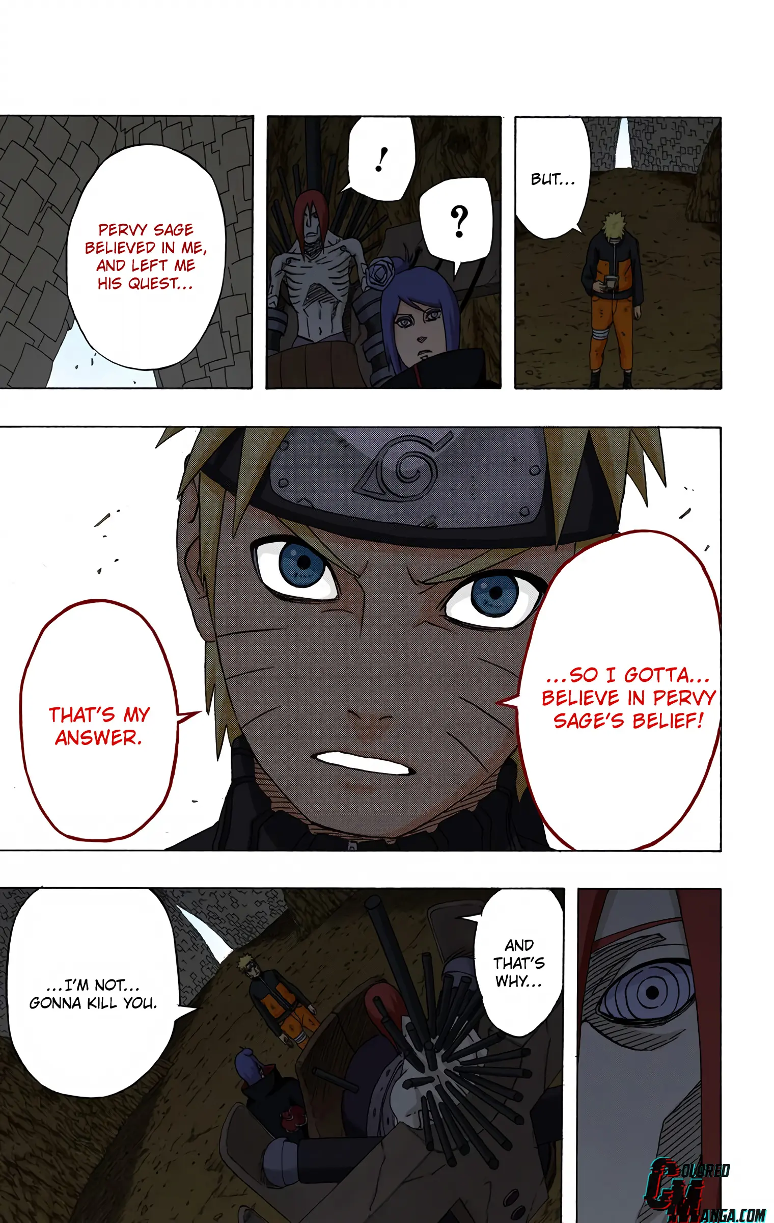Naruto Colored Manga Online, chapter 447, page 17