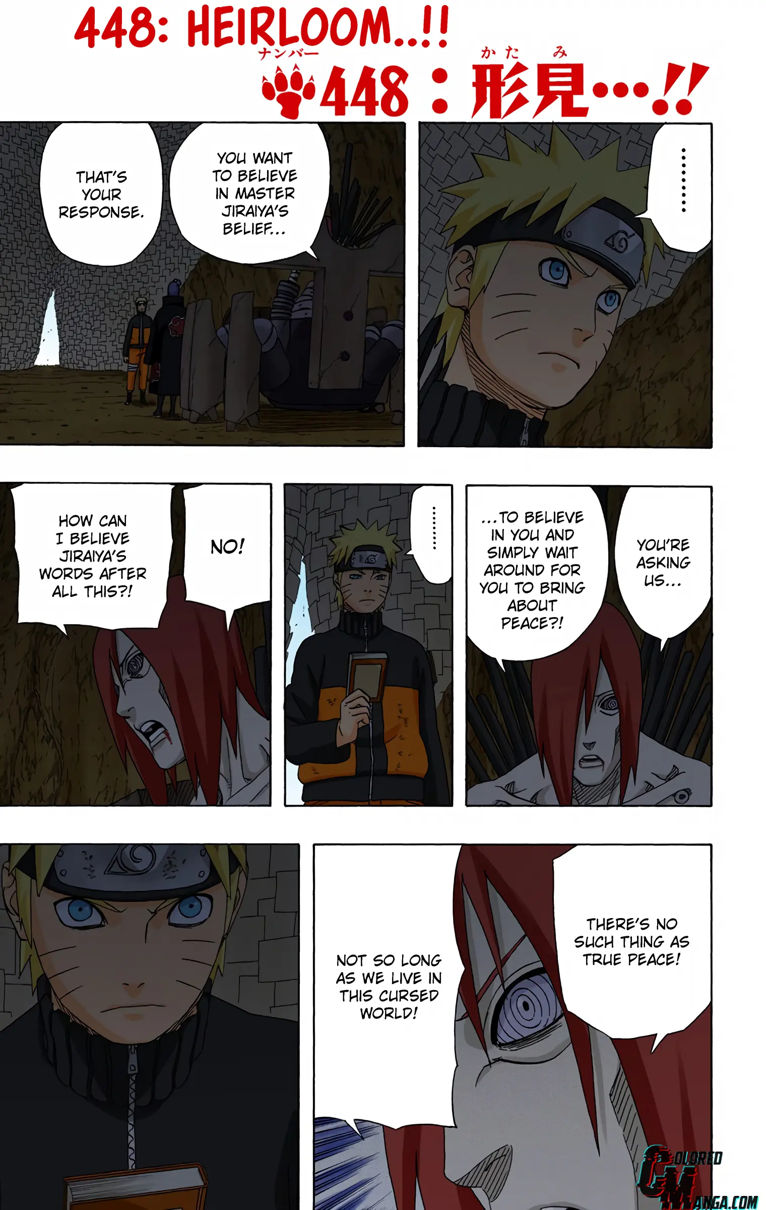Naruto Colored Manga Online, chapter 448, page 1