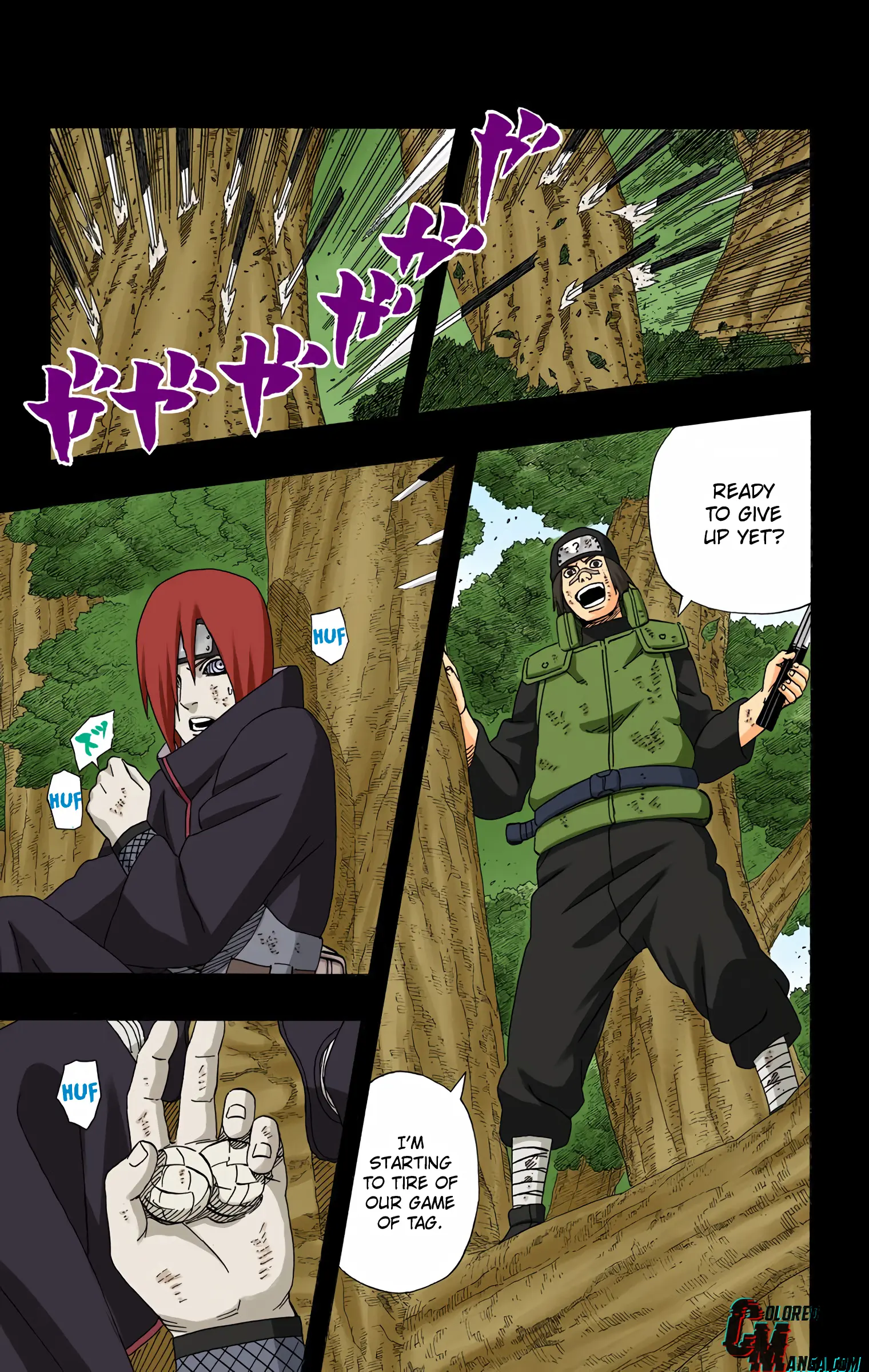 Naruto Colored Manga Online, chapter 448, page 9