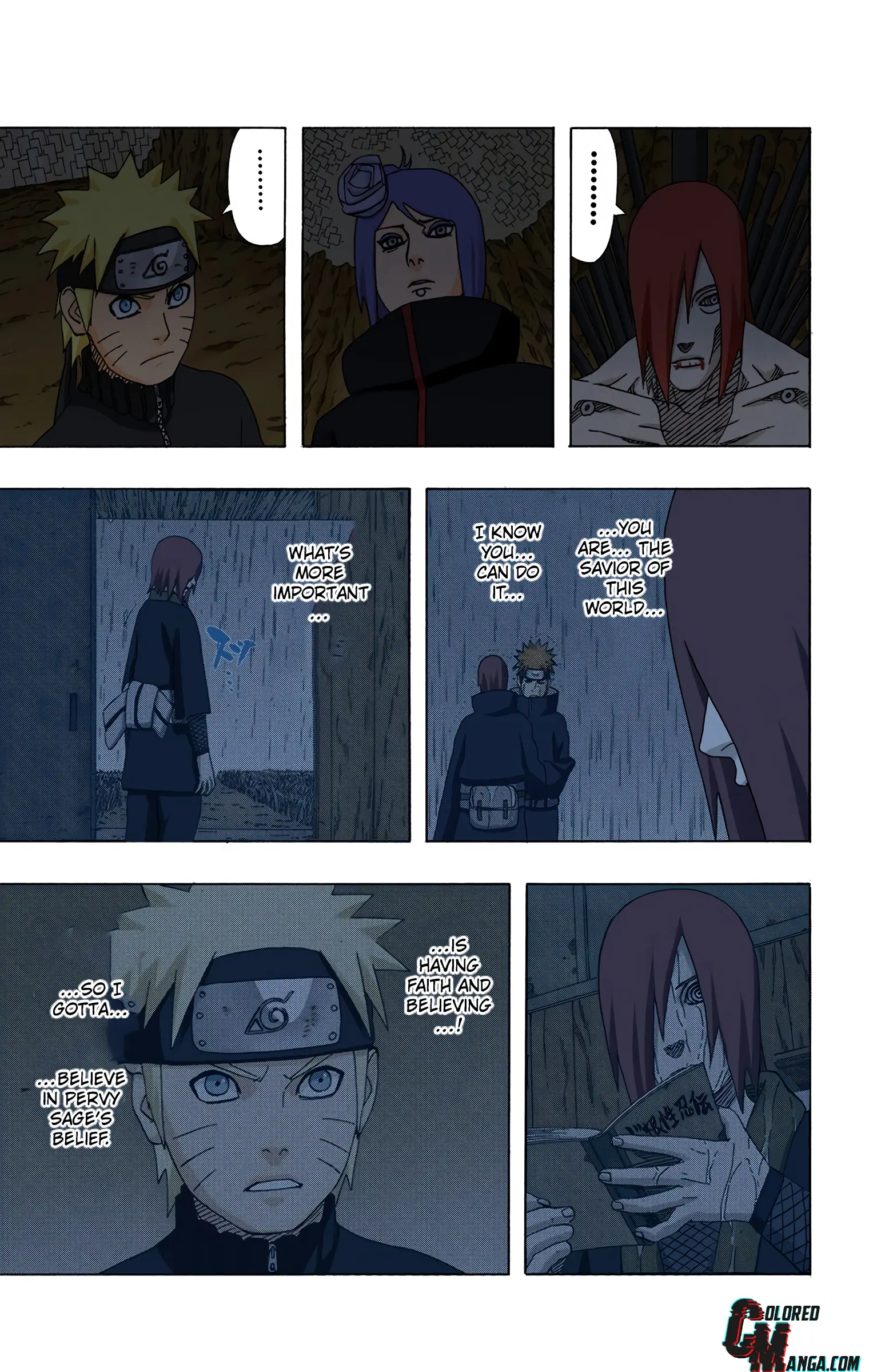 Naruto Colored Manga Online, chapter 448, page 19