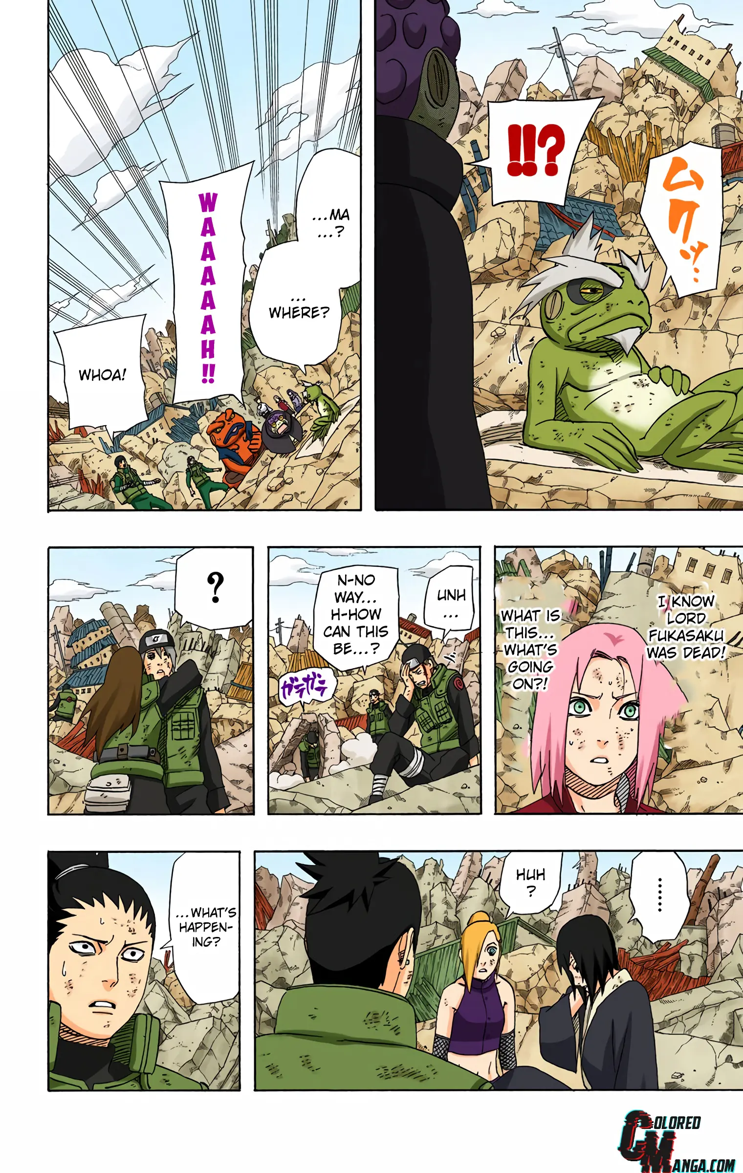 Naruto Colored Manga Online, chapter 449, page 4