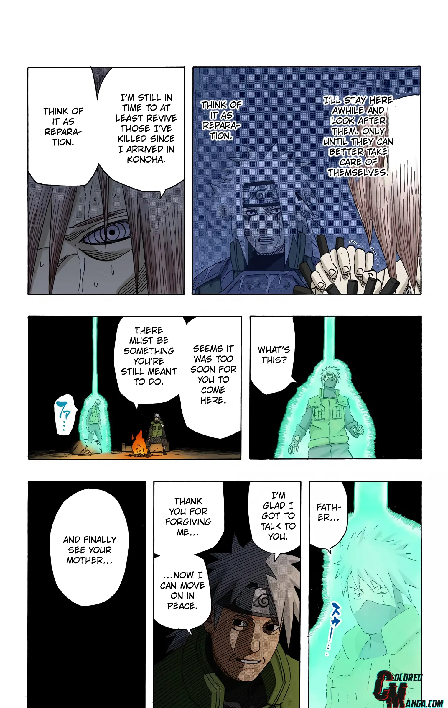Naruto Colored Manga Online, chapter 449, page 9