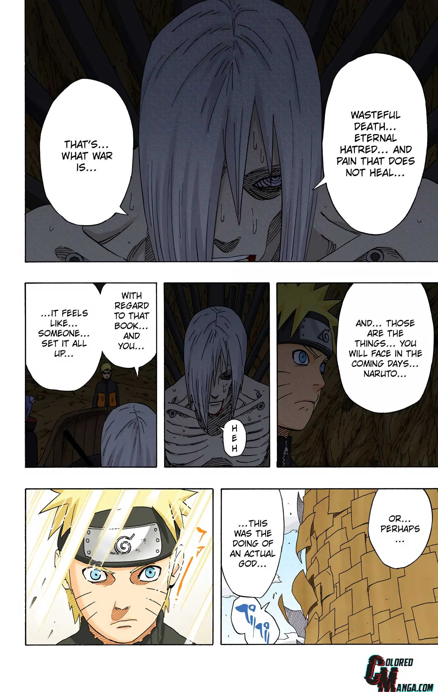 Naruto Colored Manga Online, chapter 449, page 12