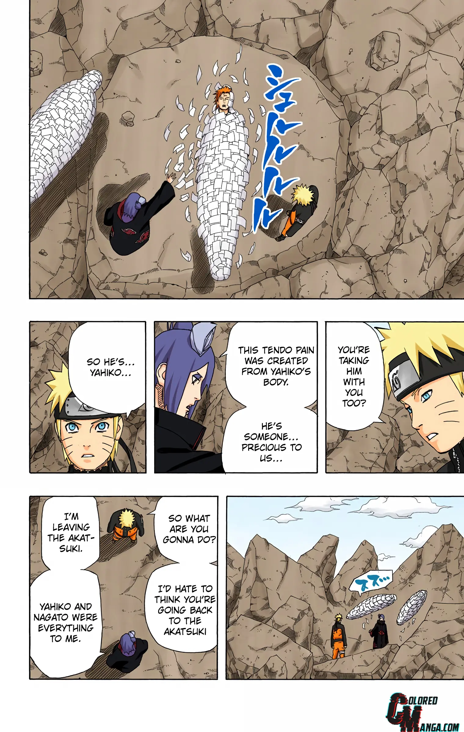 Naruto Colored Manga Online, chapter 449, page 14
