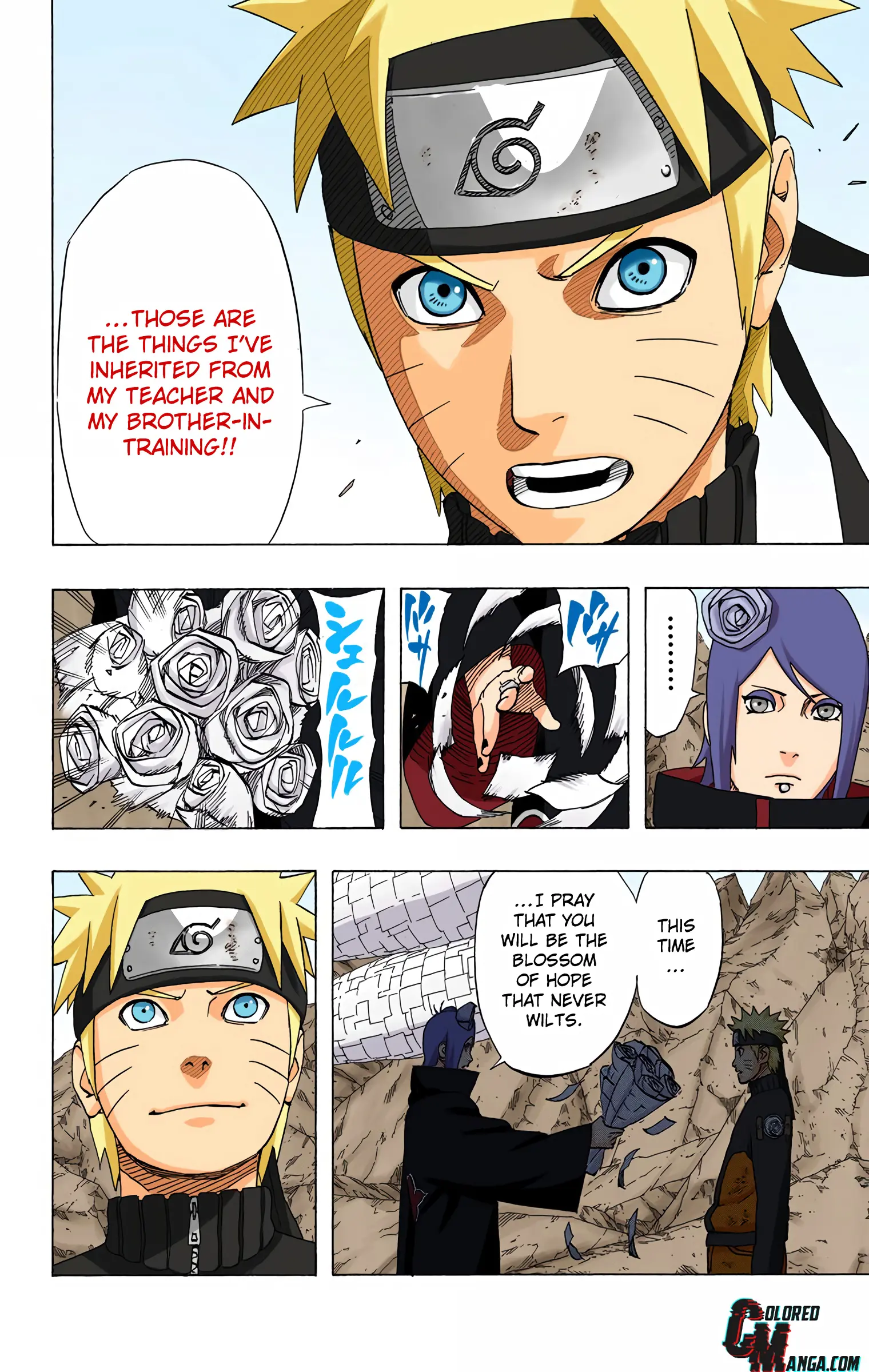 Naruto Colored Manga Online, chapter 449, page 16