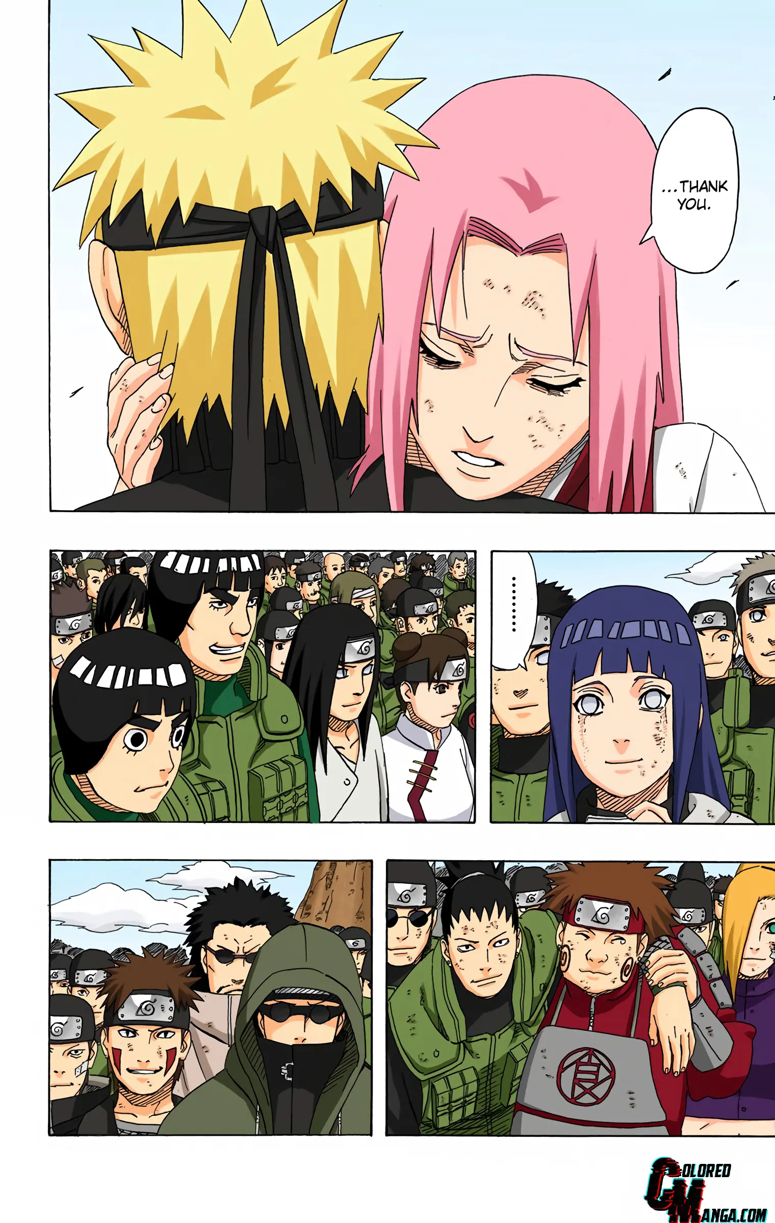 Naruto Colored Manga Online, chapter 450, page 5