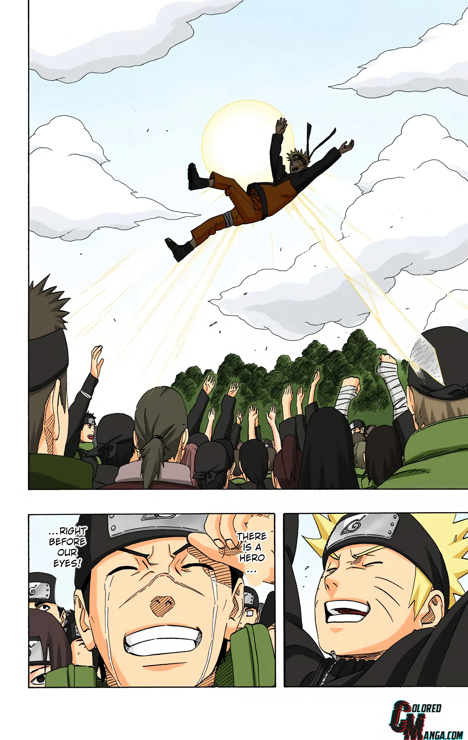 Naruto Colored Manga Online, chapter 450, page 7