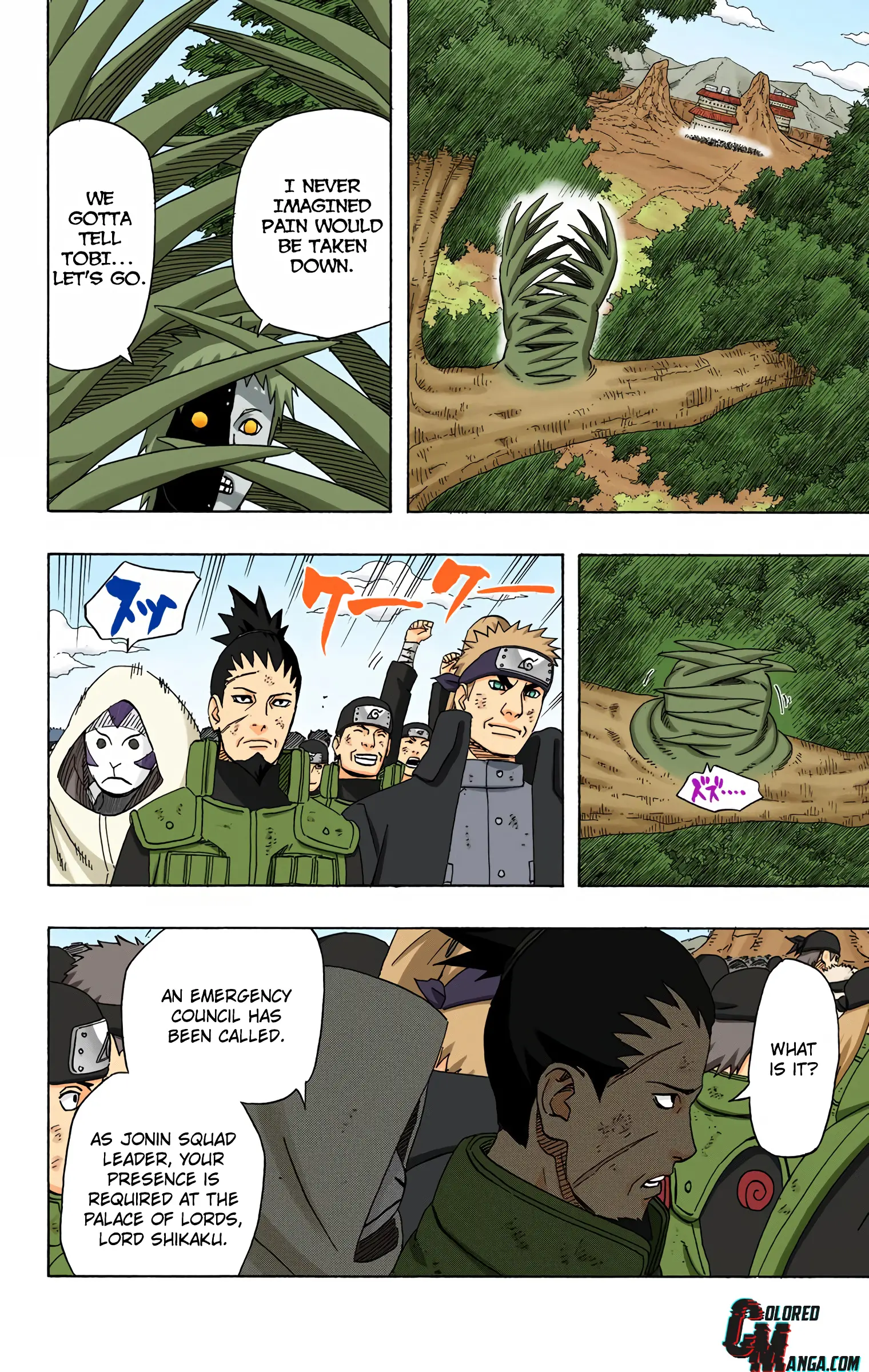 Naruto Colored Manga Online, chapter 450, page 9