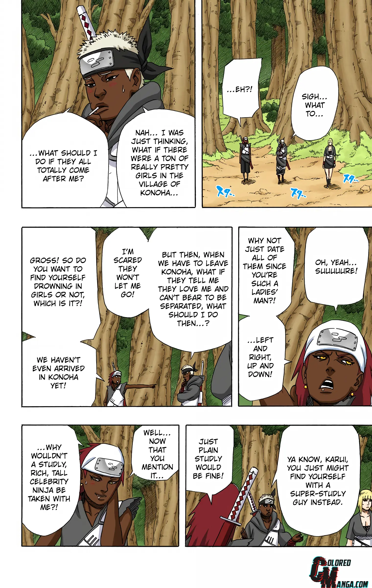 Naruto Colored Manga Online, chapter 450, page 11