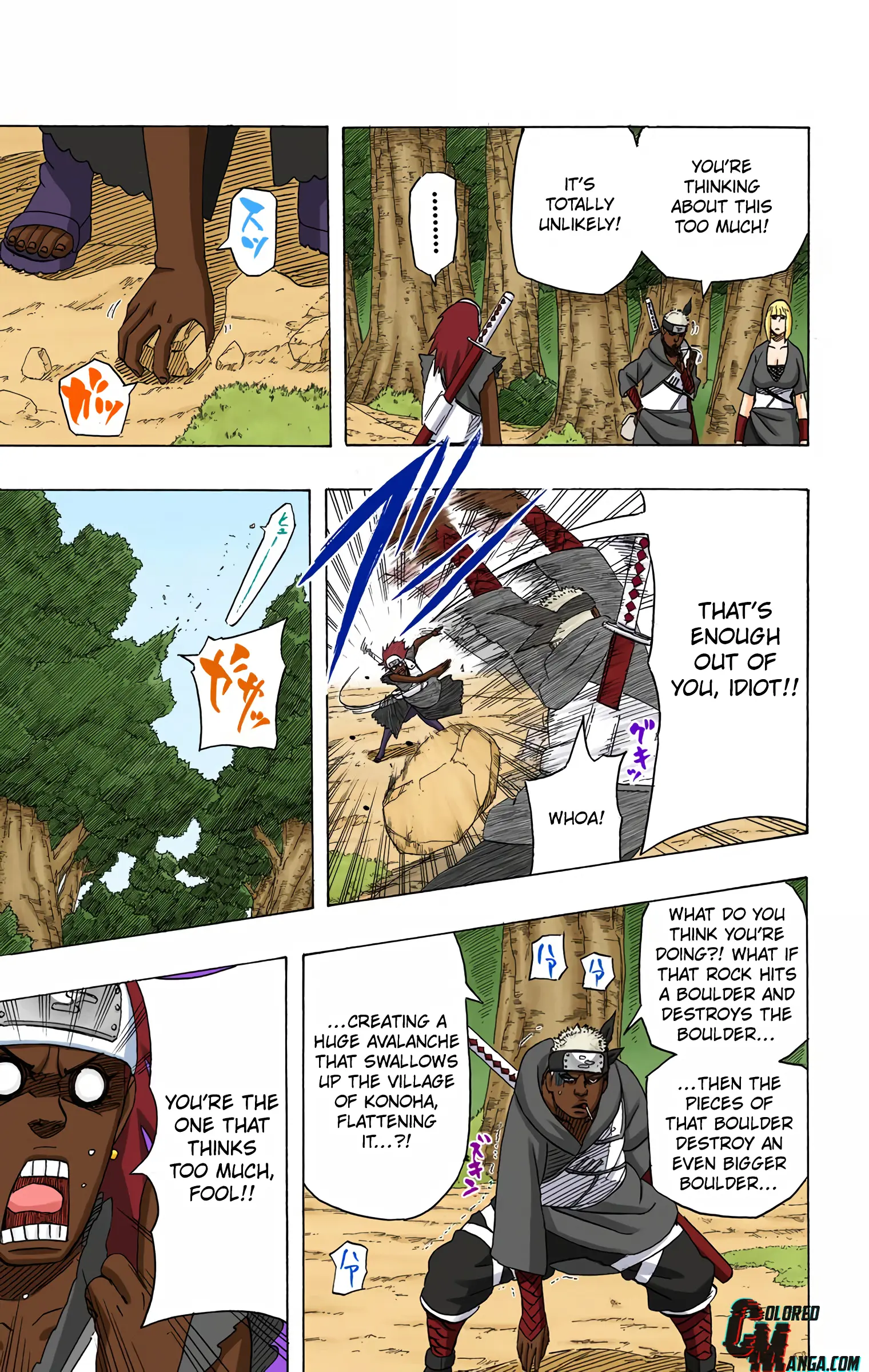 Naruto Colored Manga Online, chapter 450, page 12