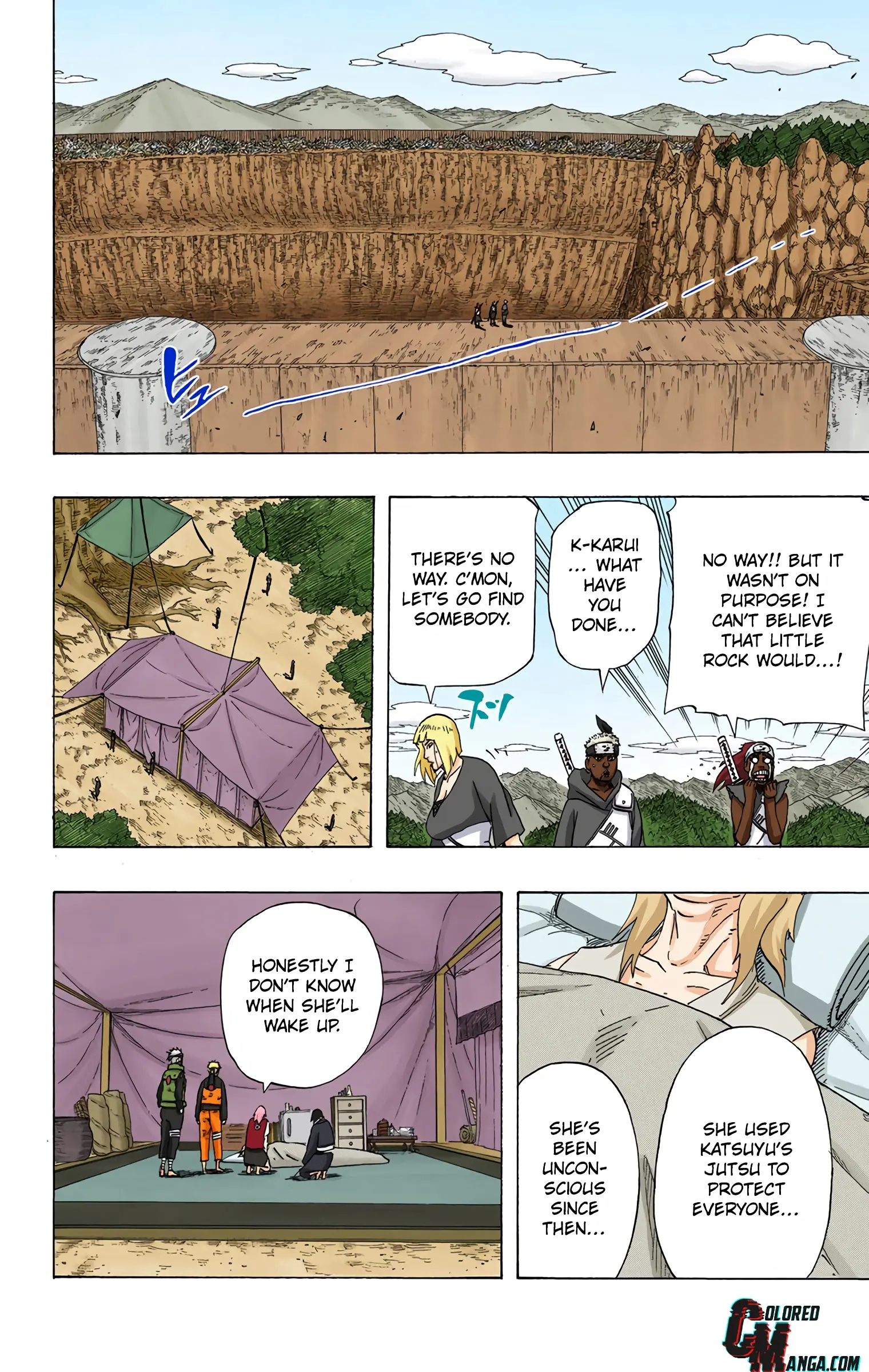 Naruto Colored Manga Online, chapter 450, page 13