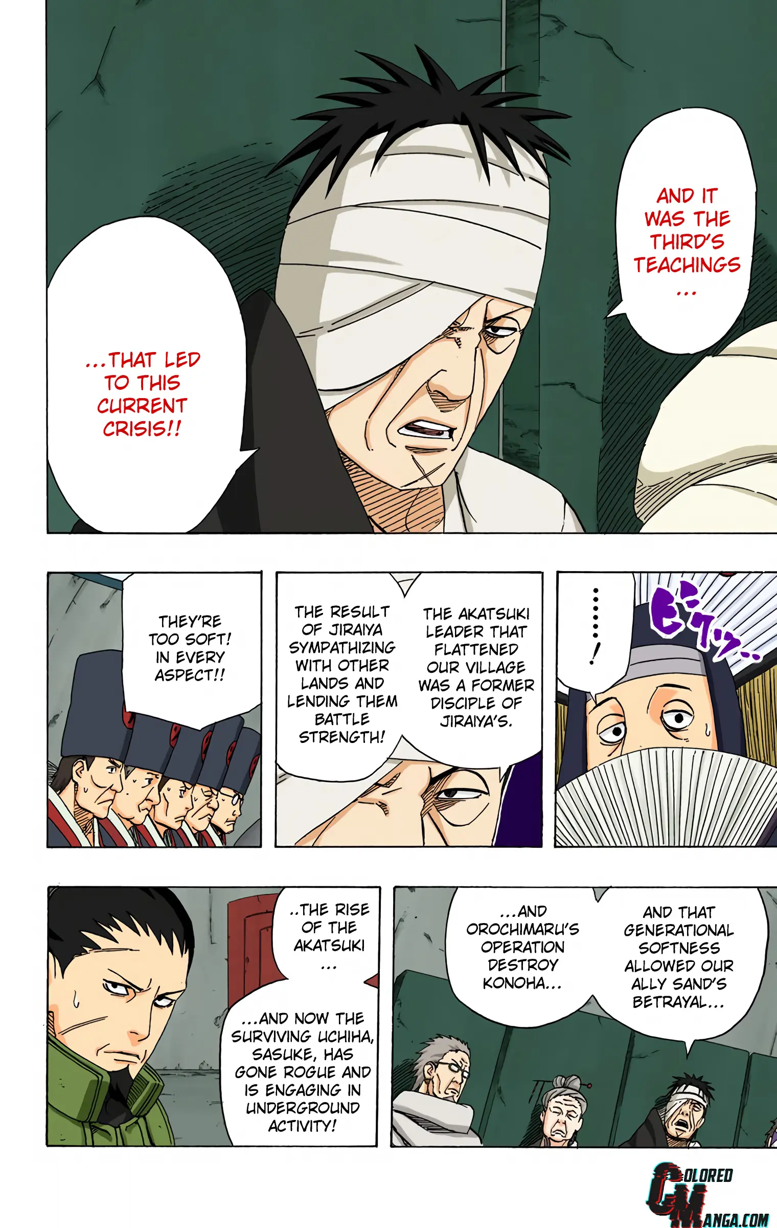 Naruto Colored Manga Online, chapter 450, page 17