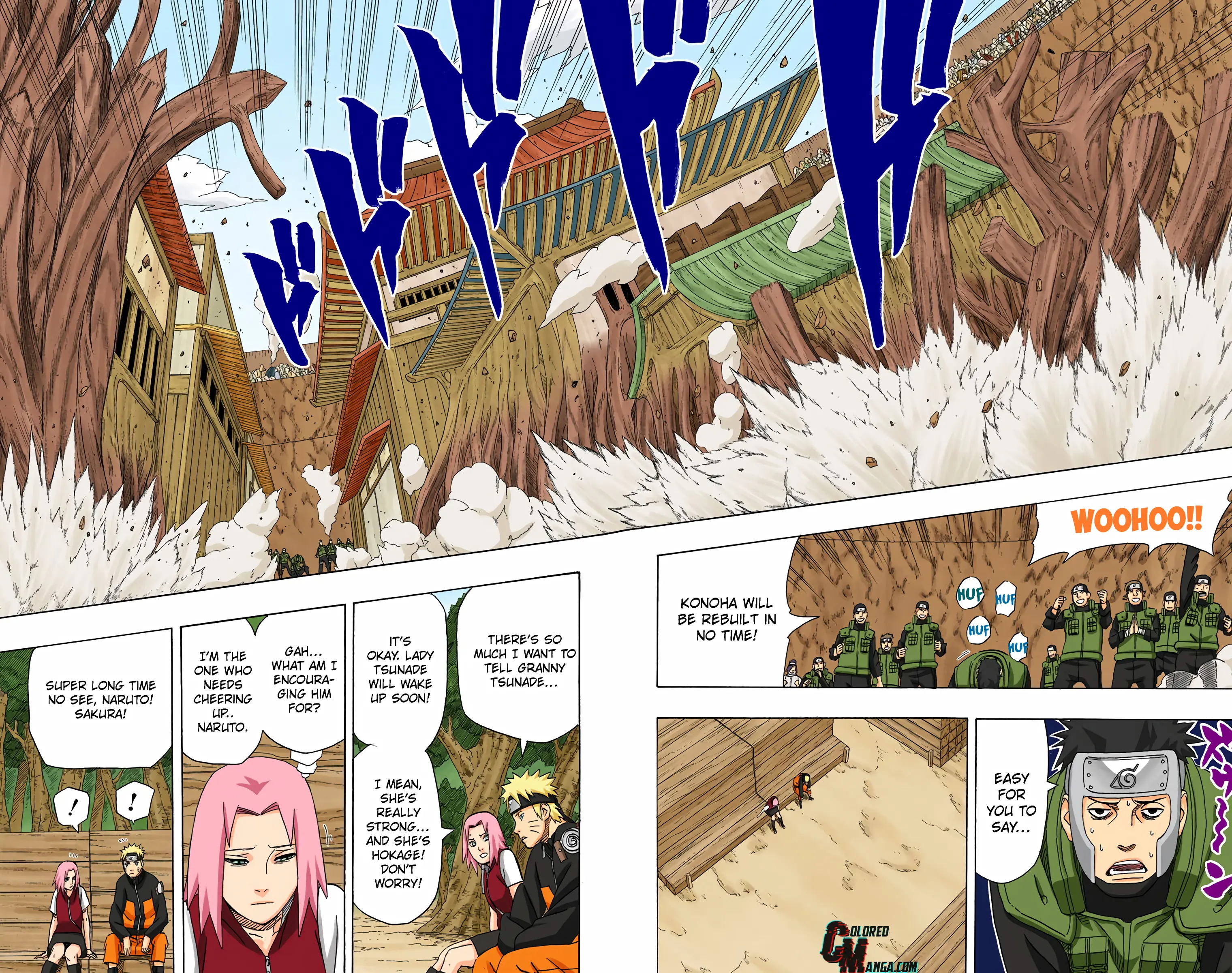 Naruto Colored Manga Online, chapter 451, page 2