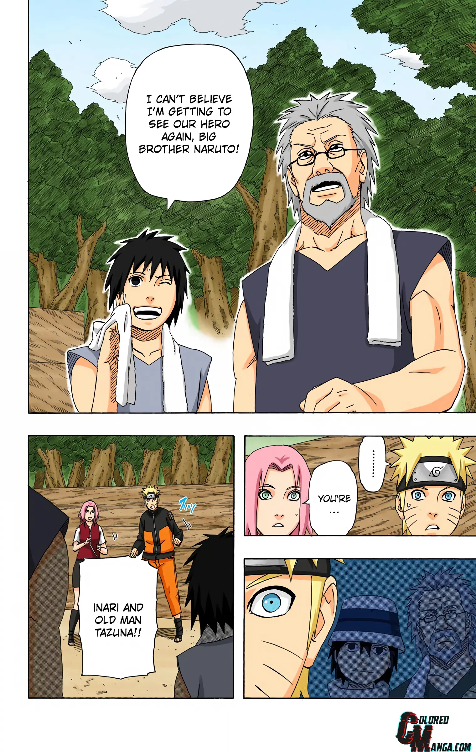 Naruto Colored Manga Online, chapter 451, page 3