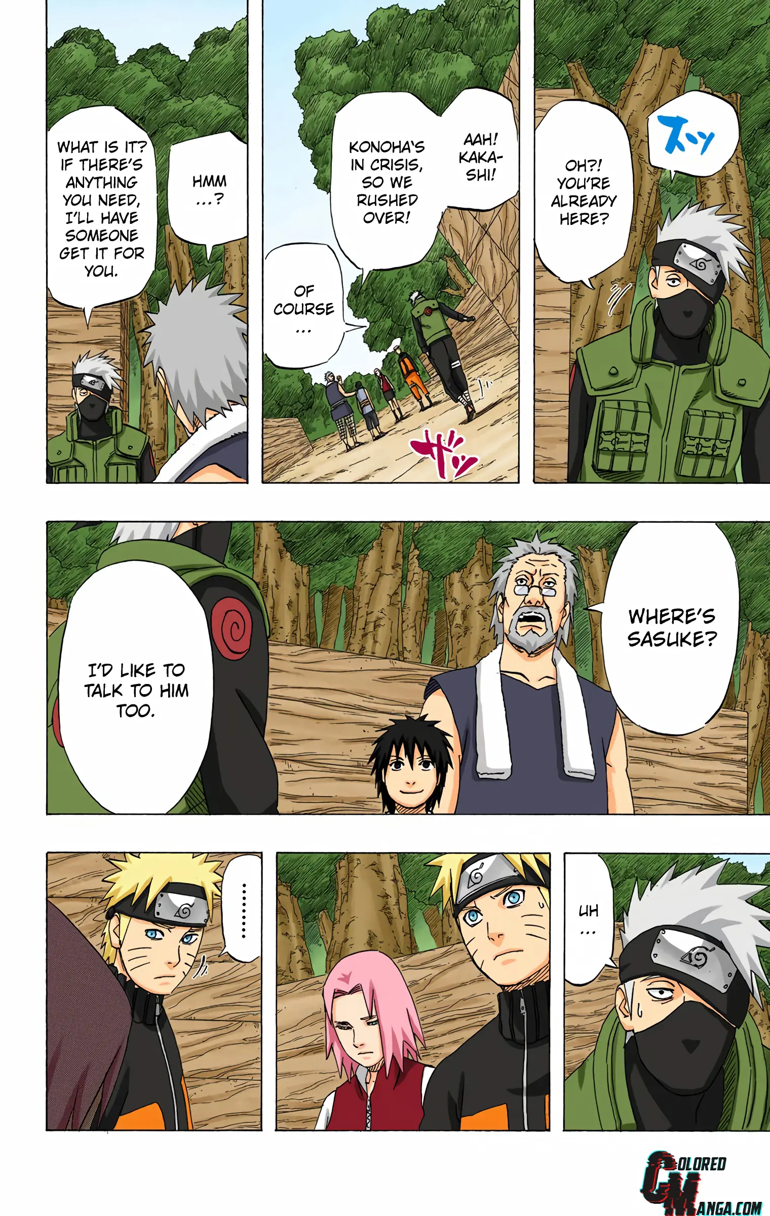 Naruto Colored Manga Online, chapter 451, page 5