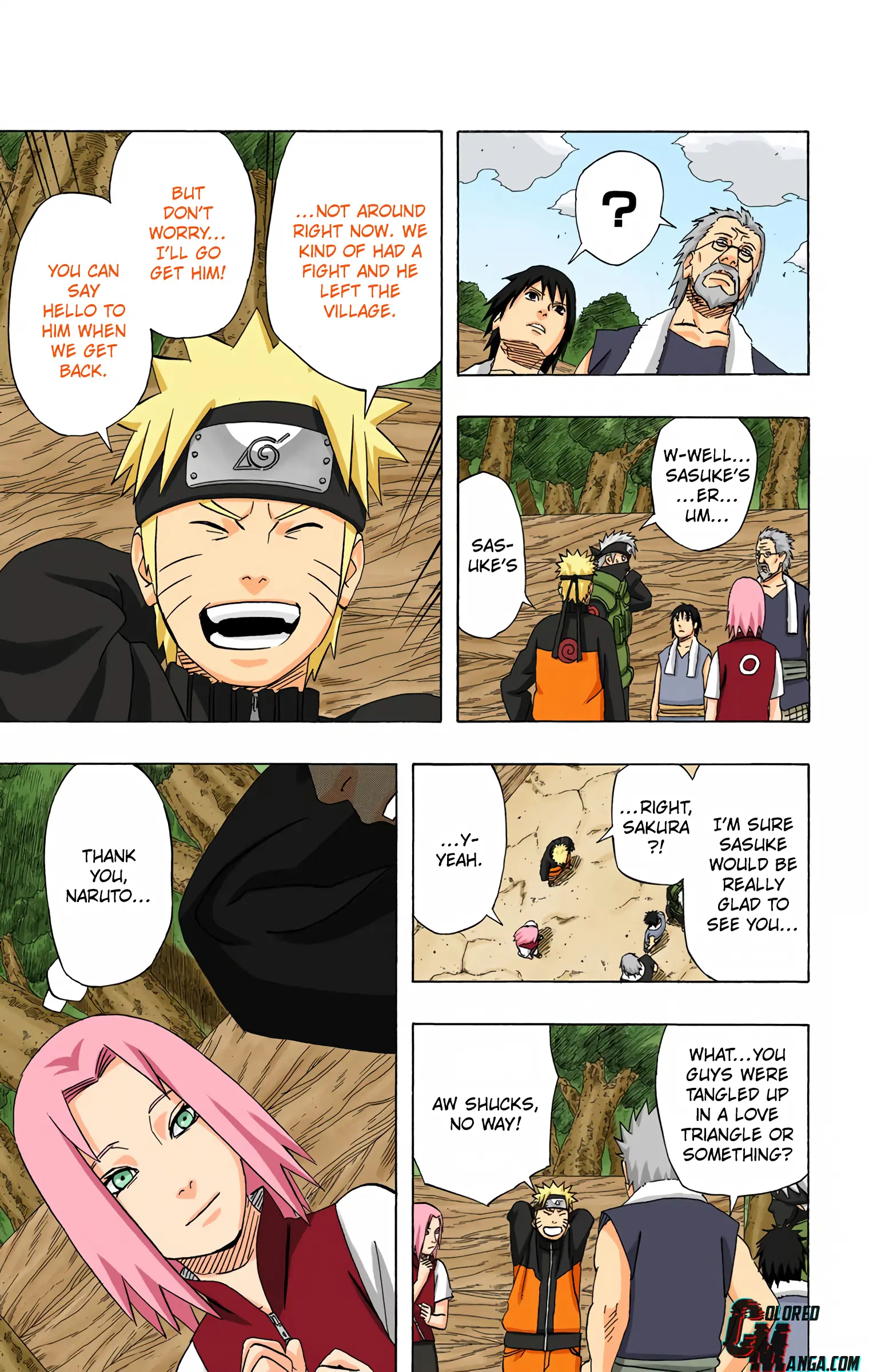 Naruto Colored Manga Online, chapter 451, page 6