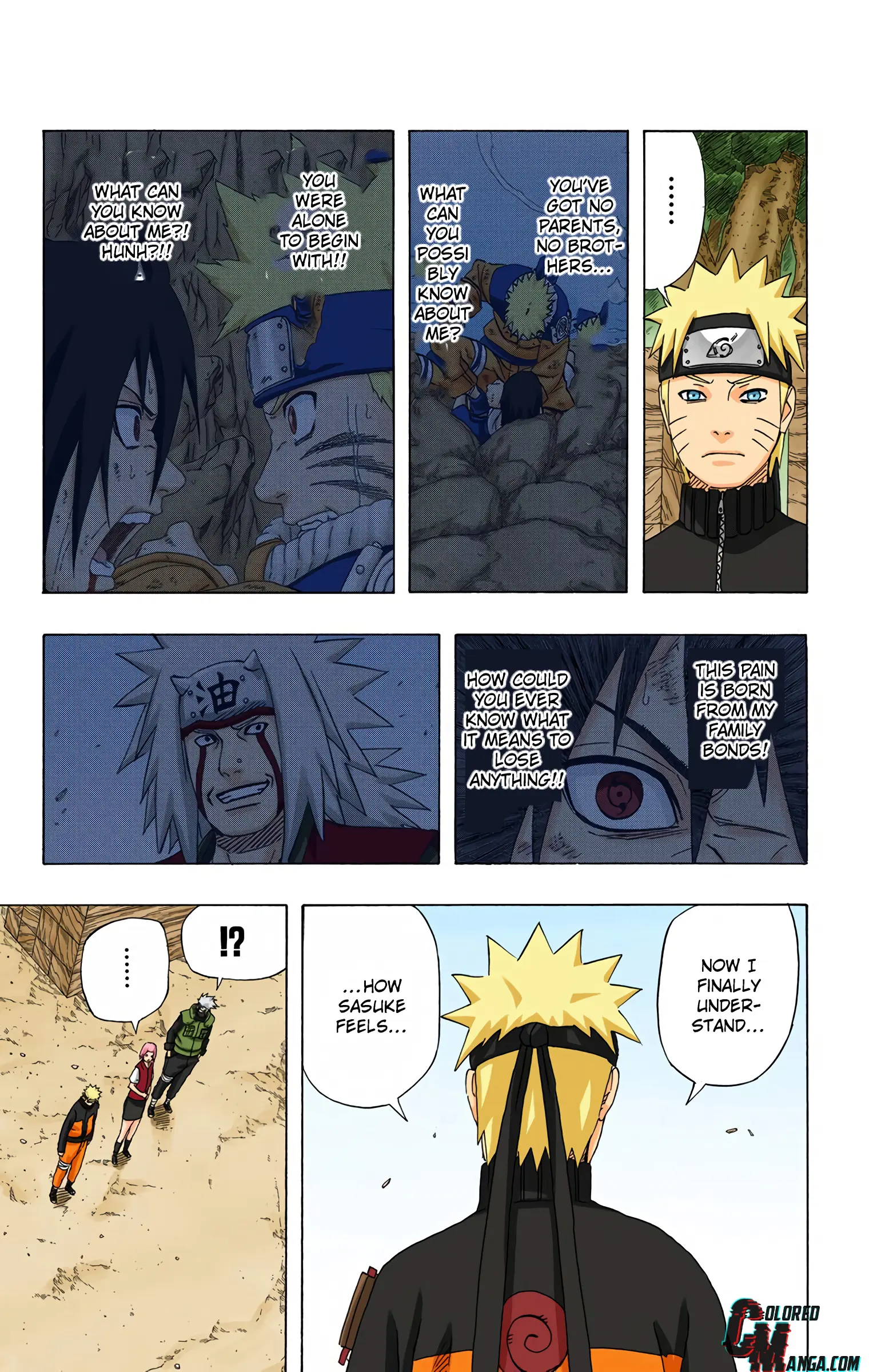 Naruto Colored Manga Online, chapter 451, page 8