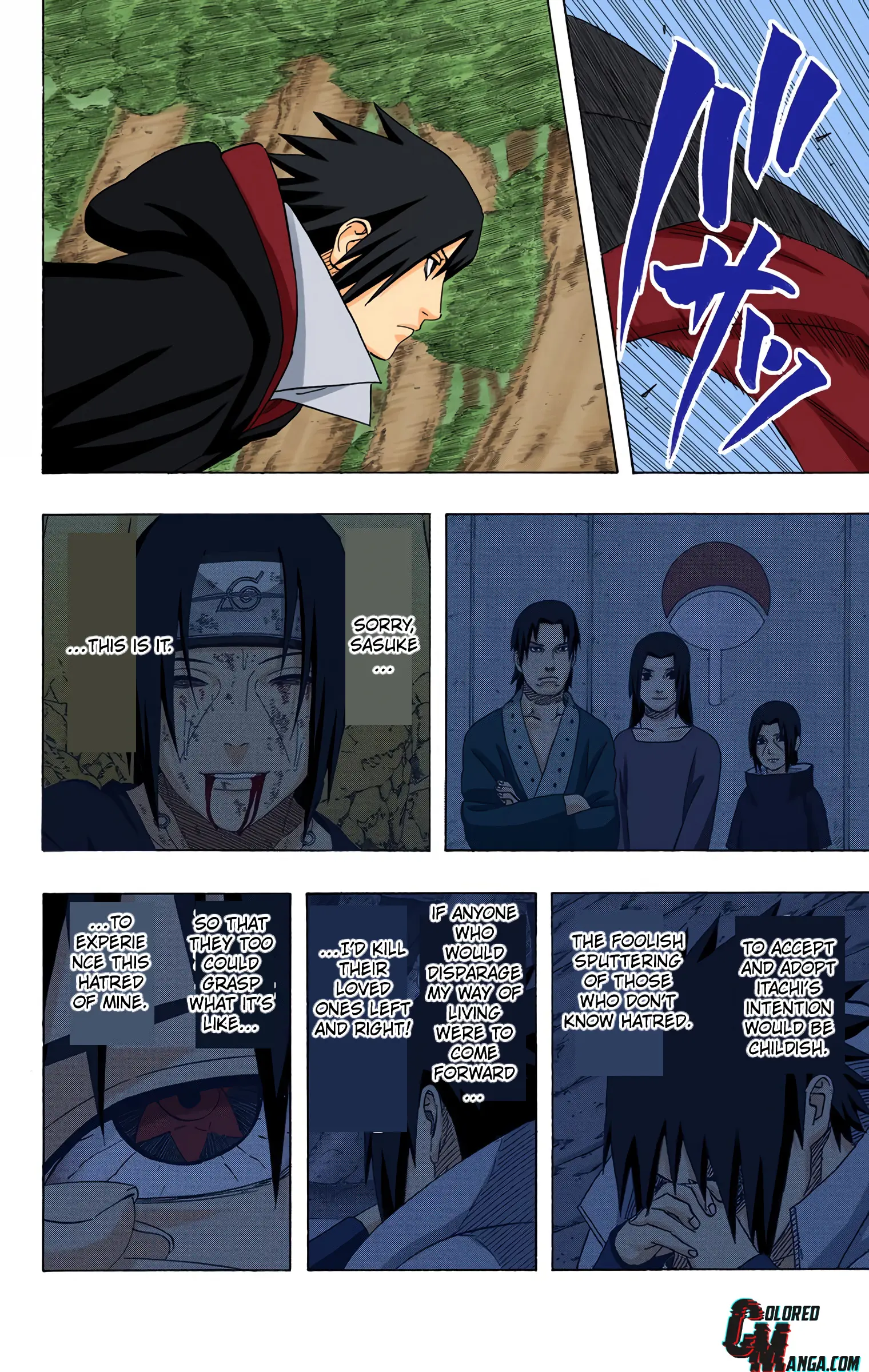 Naruto Colored Manga Online, chapter 451, page 11