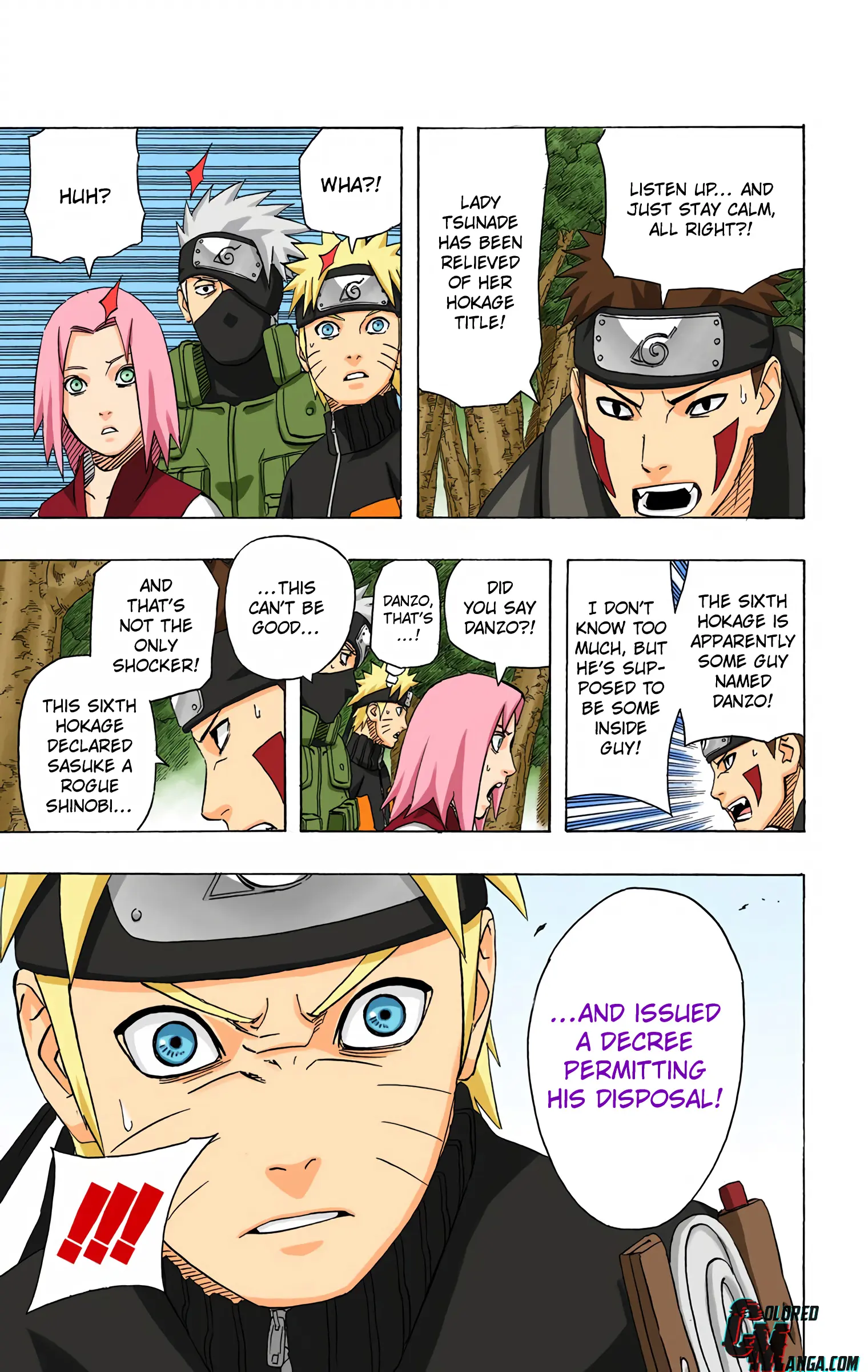 Naruto Colored Manga Online, chapter 451, page 16