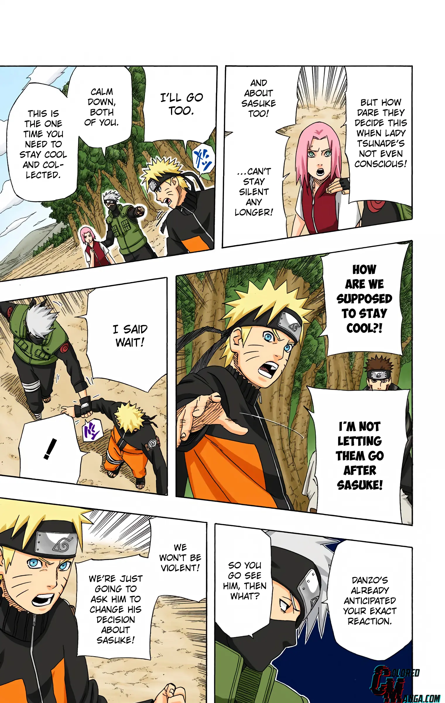 Naruto Colored Manga Online, chapter 452, page 2