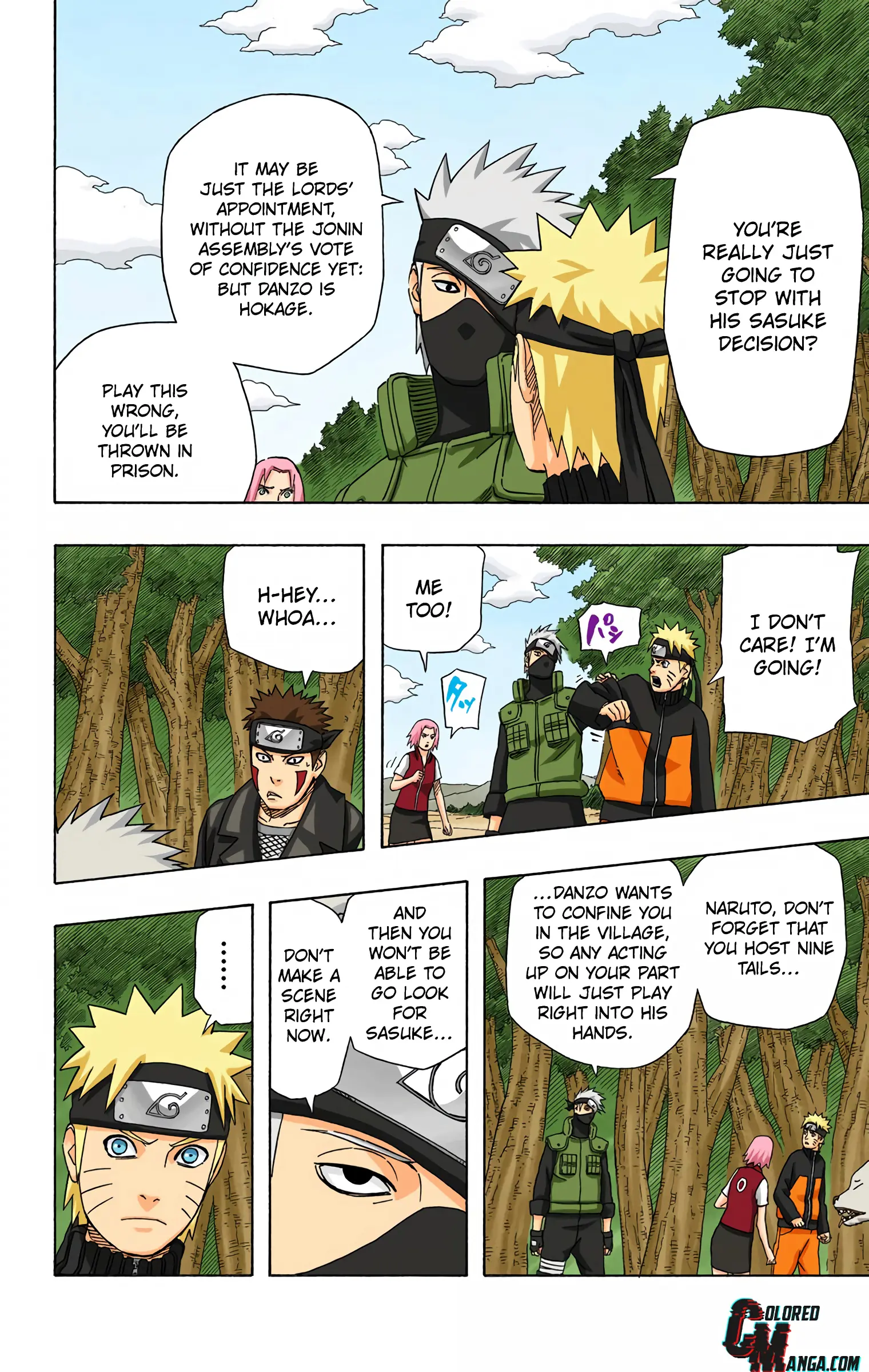 Naruto Colored Manga Online, chapter 452, page 3