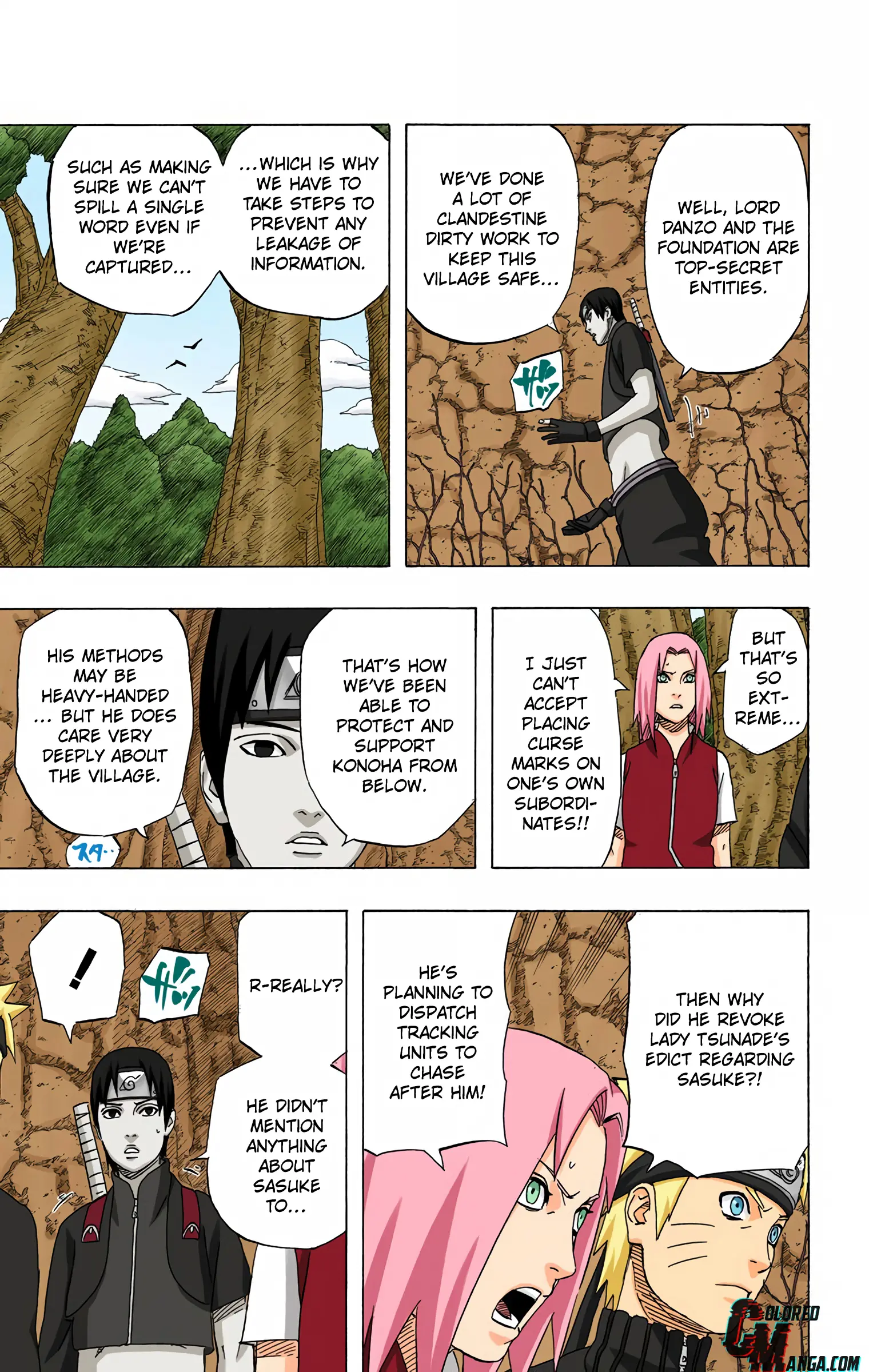 Naruto Colored Manga Online, chapter 452, page 8
