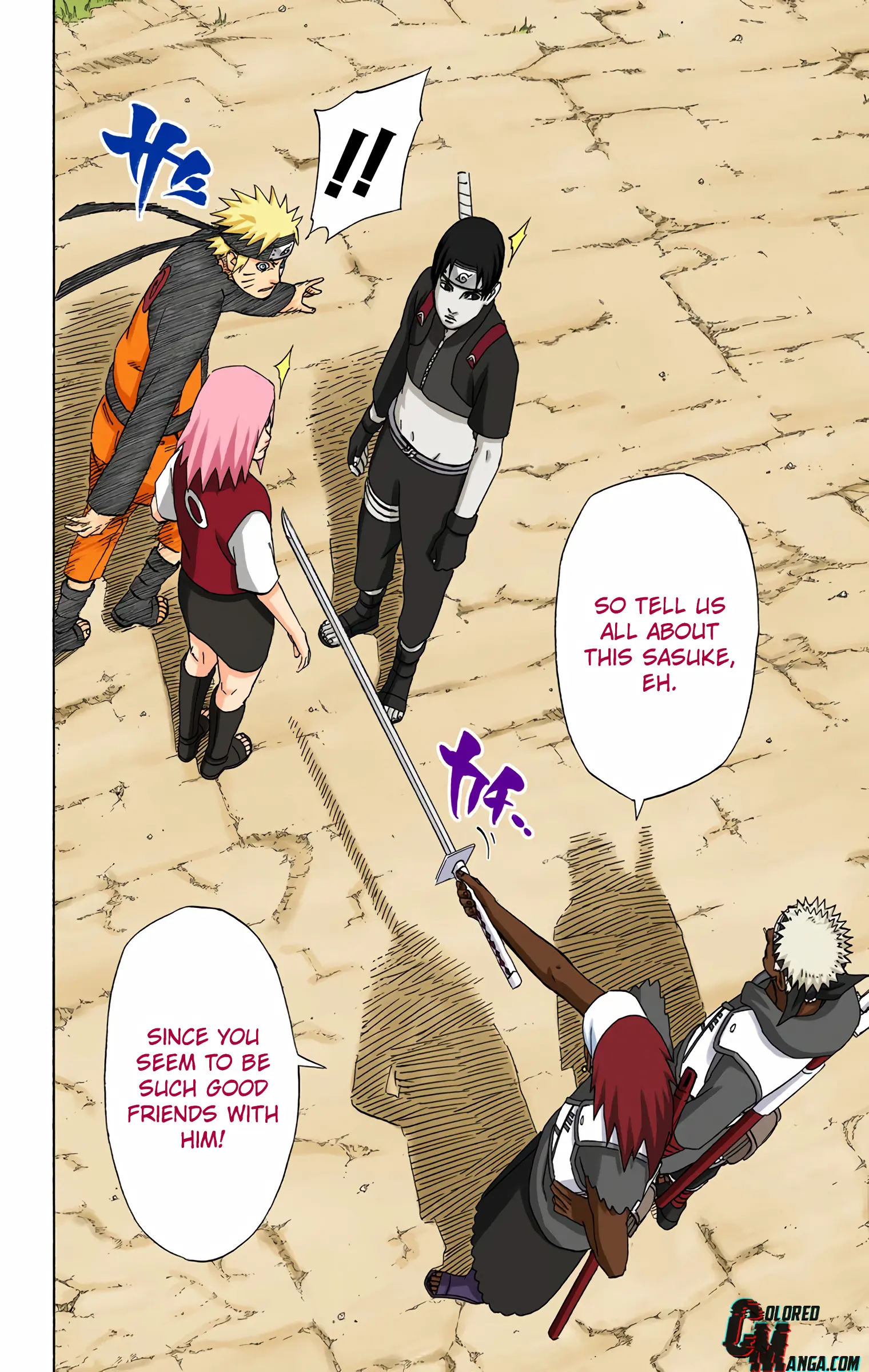 Naruto Colored Manga Online, chapter 452, page 9