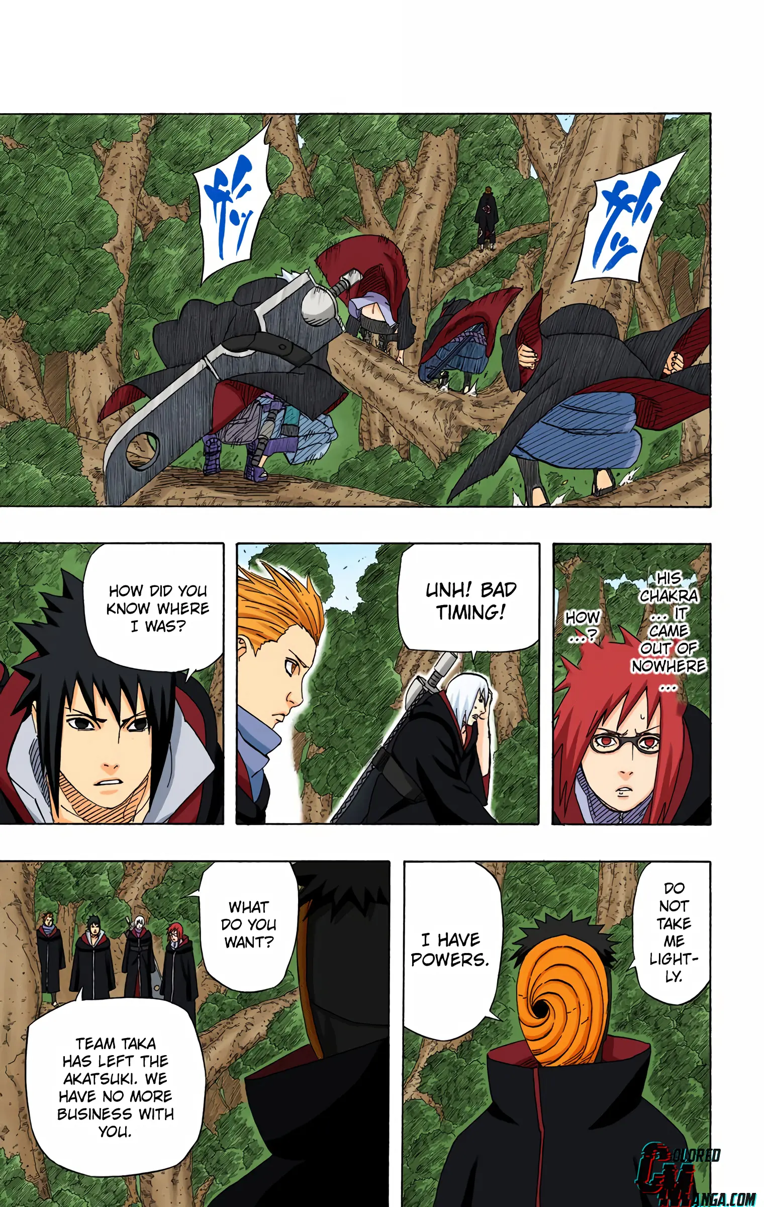 Naruto Colored Manga Online, chapter 453, page 3