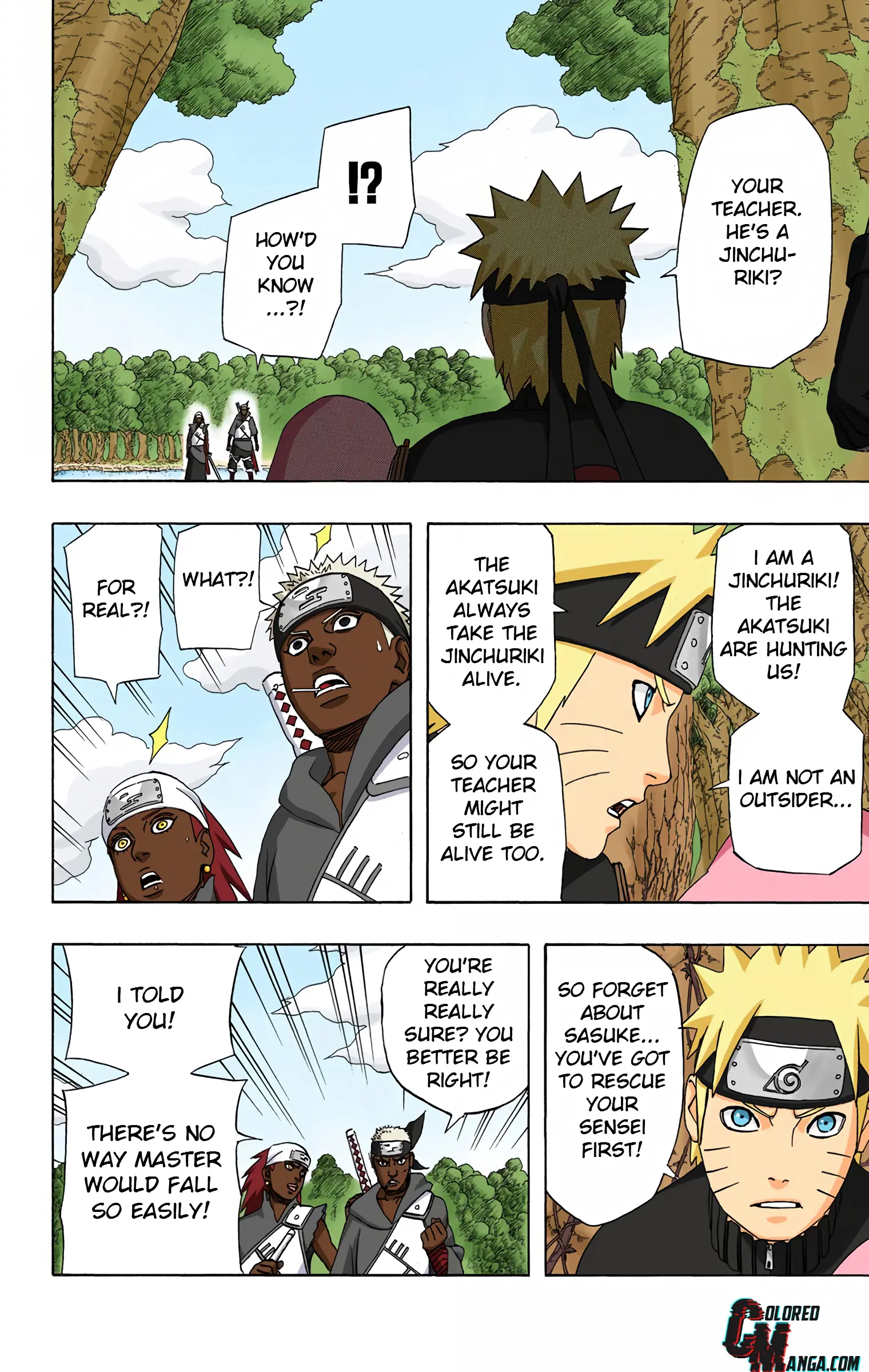 Naruto Colored Manga Online, chapter 453, page 12