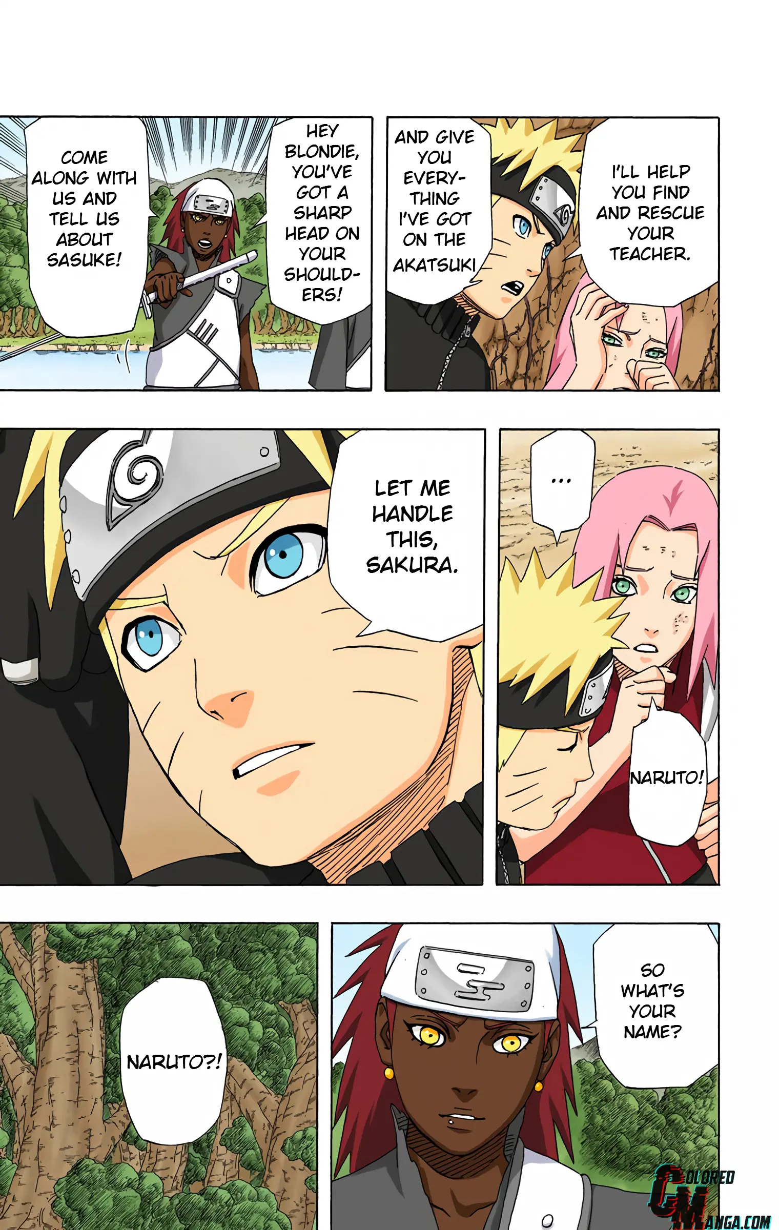 Naruto Colored Manga Online, chapter 453, page 13