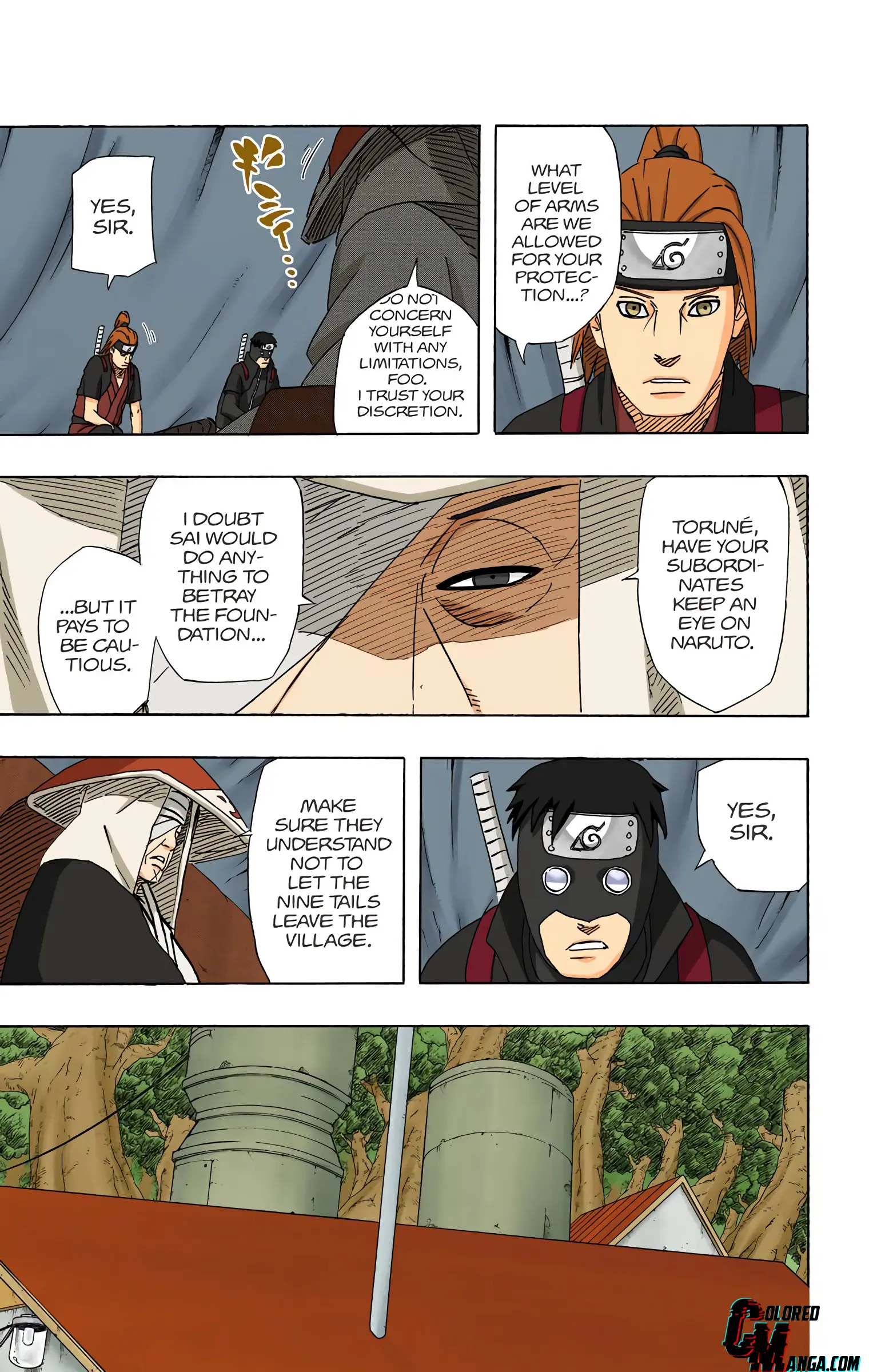 Naruto Colored Manga Online, chapter 455, page 3