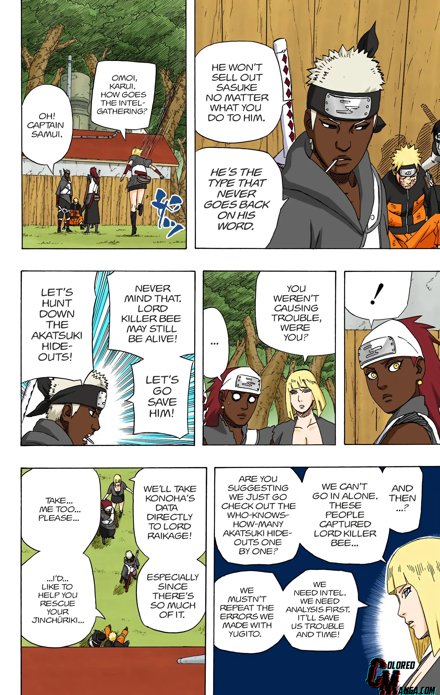 Naruto Colored Manga Online, chapter 455, page 8
